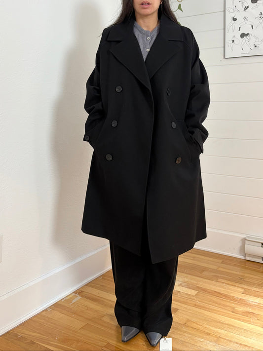 The Kooples Violette double breasted wool blend coat M-XL