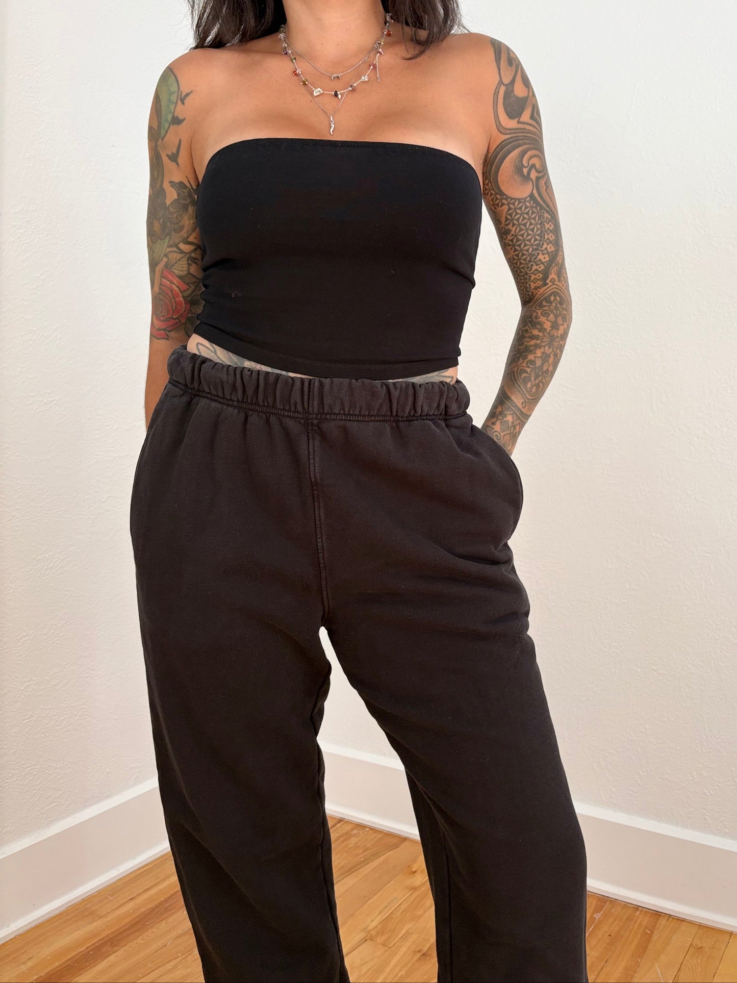 Mate the label organic fleece relax pocket sweatpants Large