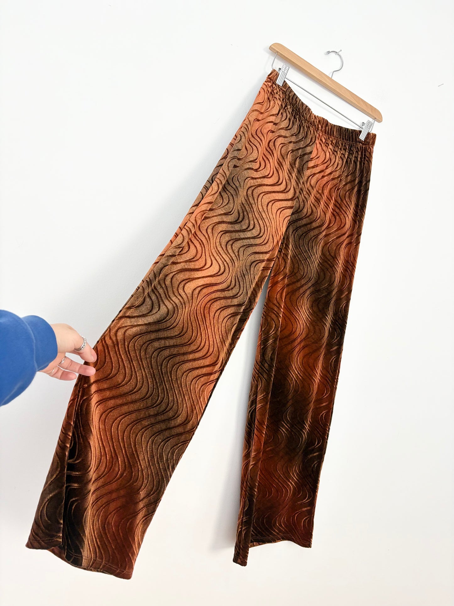 Urban Renewal burnout velvet pants Medium