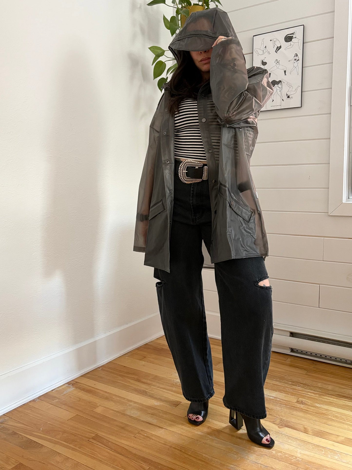 Veste imperméable W3 couleur Brume, taille L