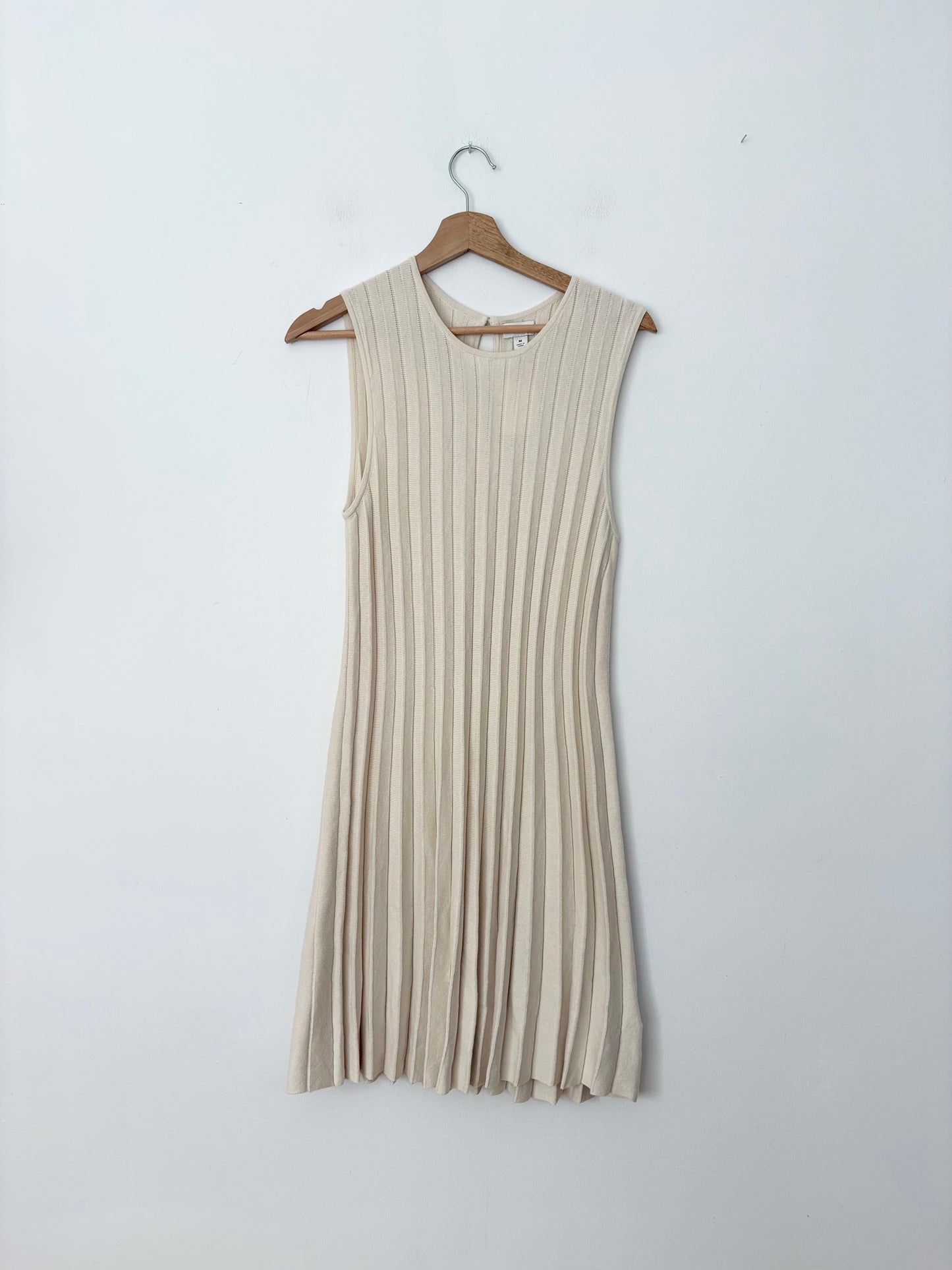 J.Crew sleeveless pleated sweater dress Medium