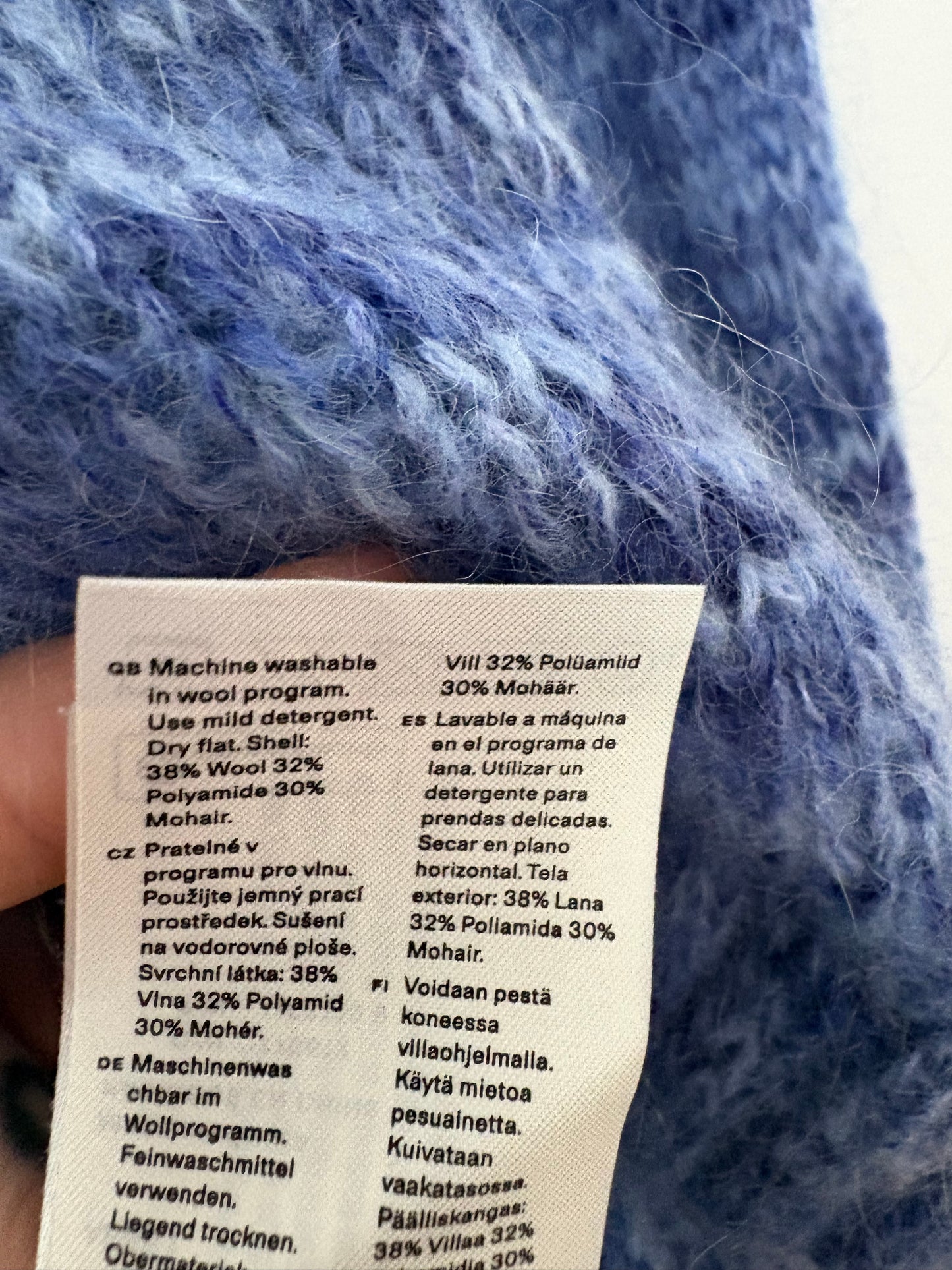 Pull ARKET en laine et mohair mélangés, taille S/M