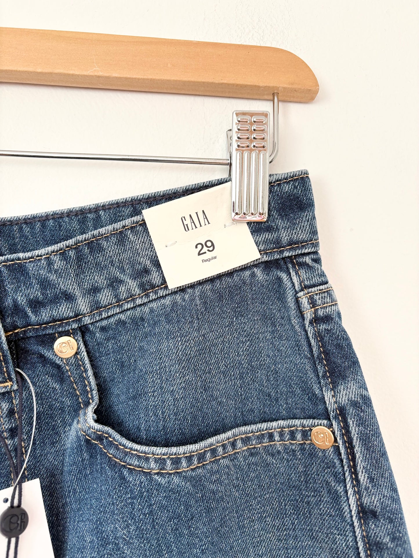 Cult Gaia X GAP wide leg chain jeans W29