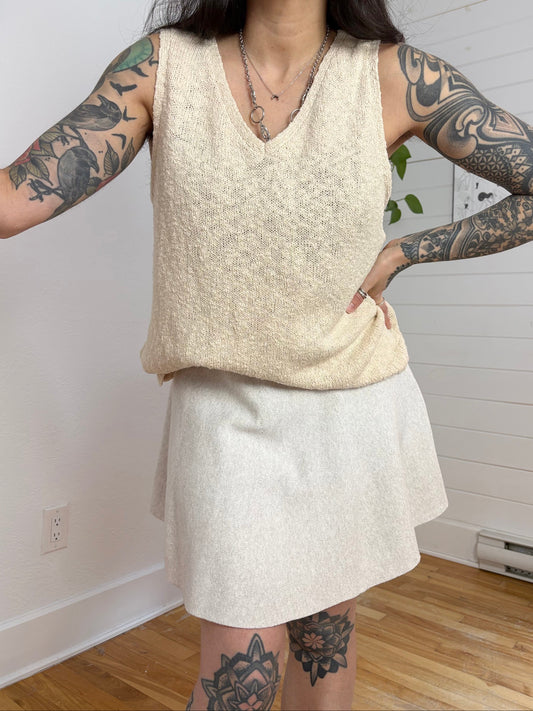 J.crew beach sweater tank XL