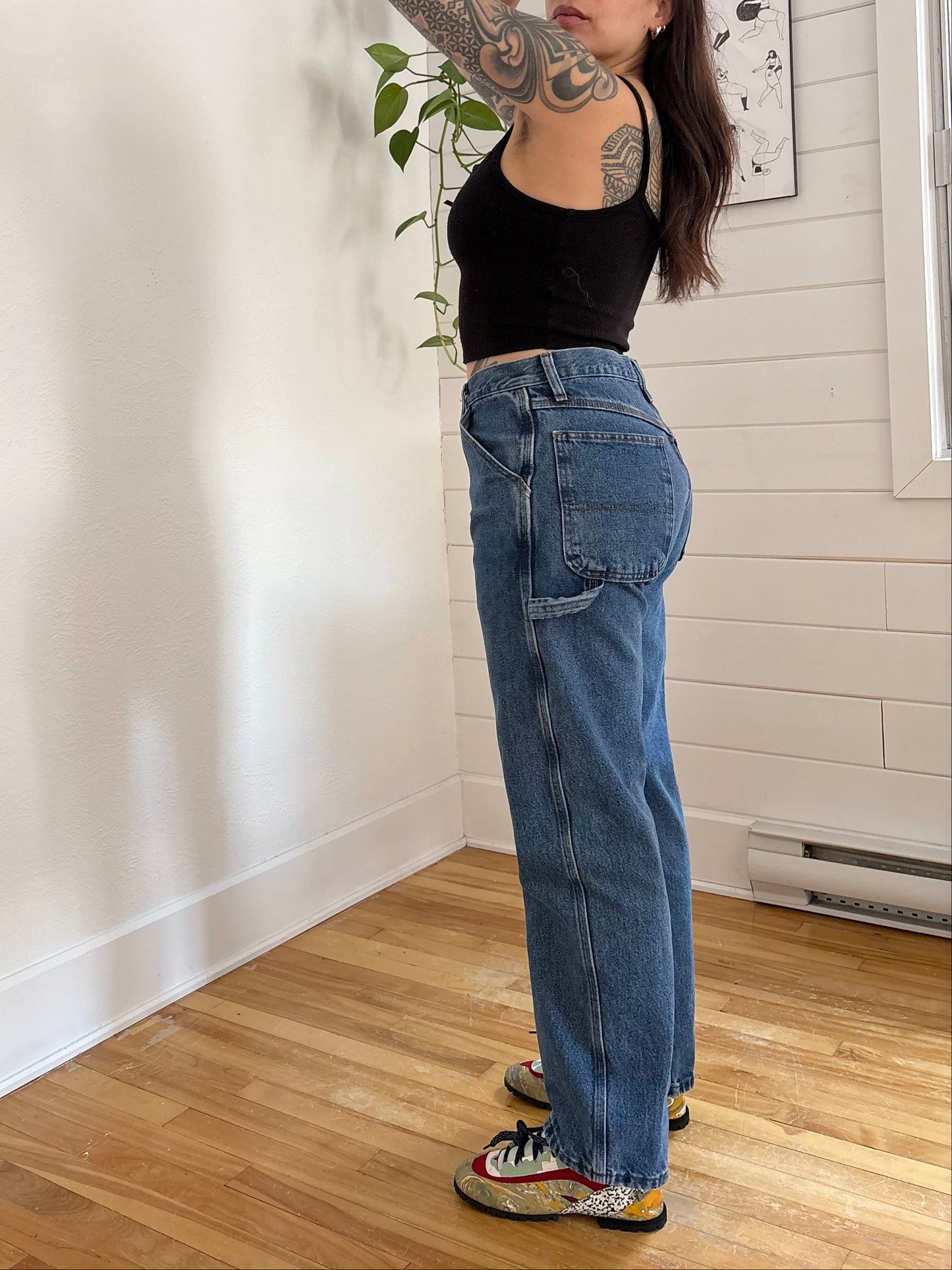 Jean utilitaire Vintage Rustler à jambes droites W29