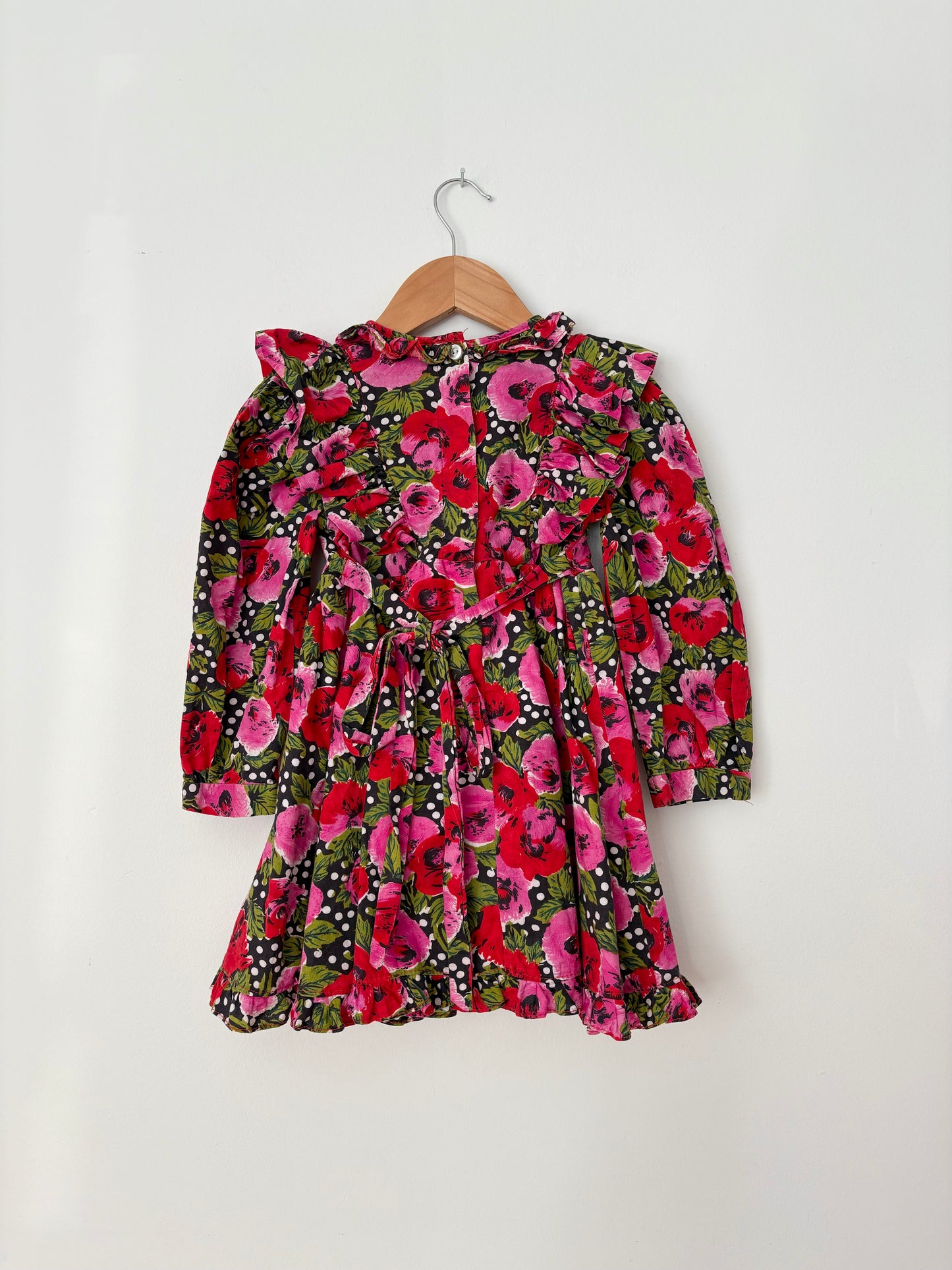 vintage floral dress 4T