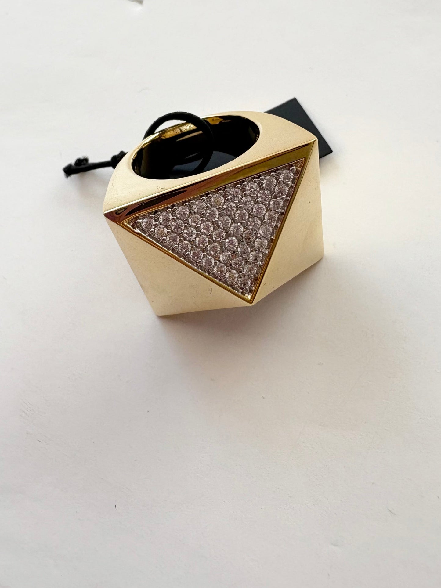 Noir NYC CZ spiky ring