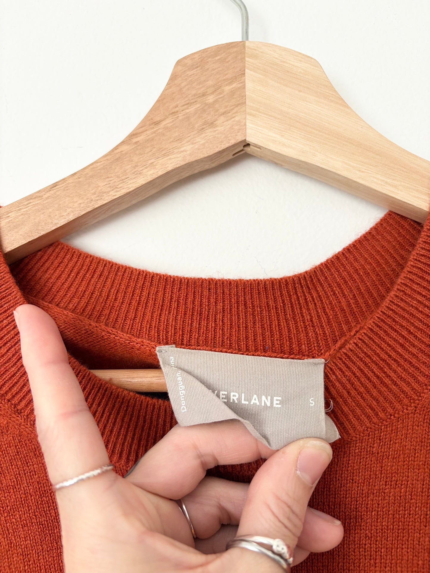 Pull lanterne en cachemire Everlane, taille S