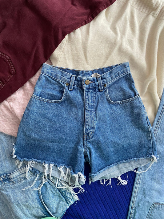 Vintage denim cut offs W25