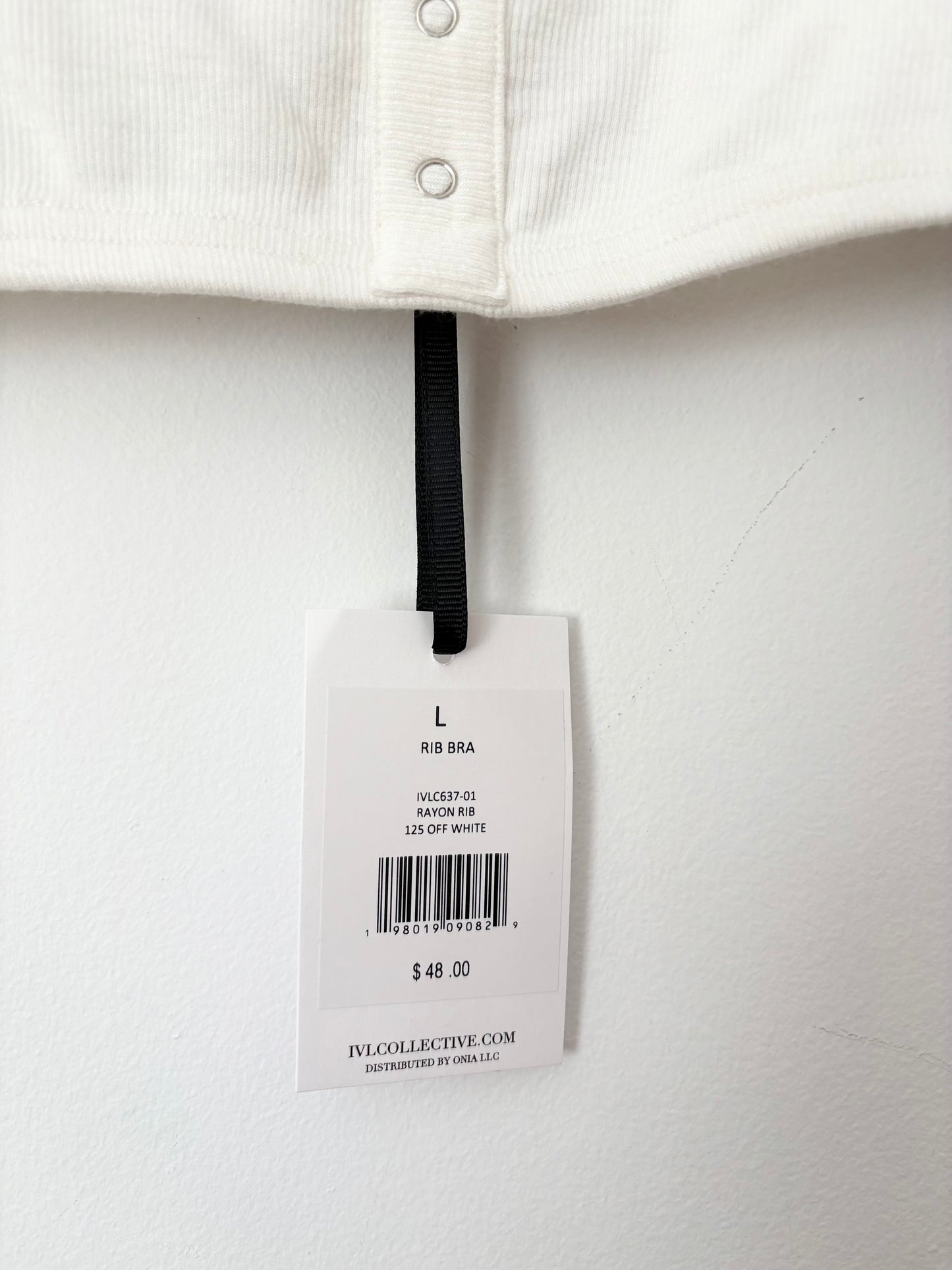 IVL Collective rib bralette Large