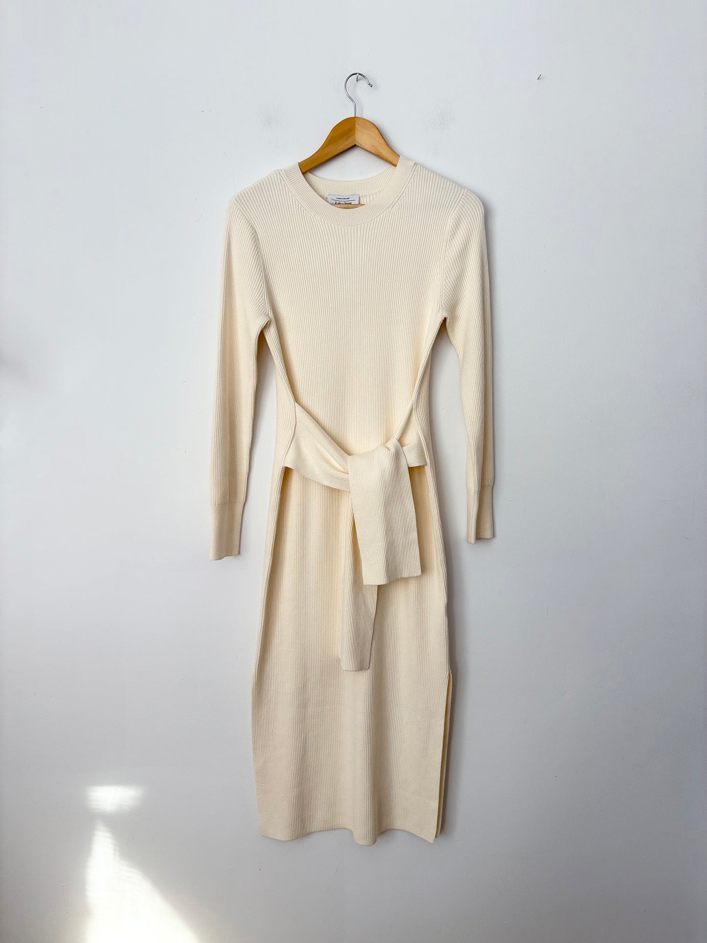 Robe midi côtelée ceinturée &Other Stories, taille L