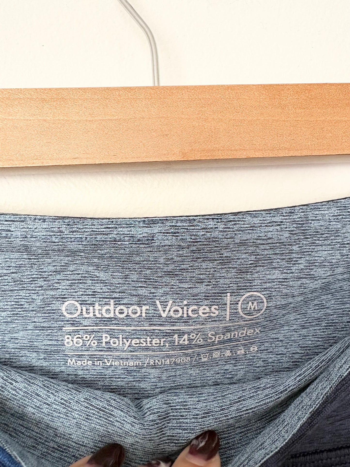 Legging tricolore Outdoor Voices 7/8 taille M