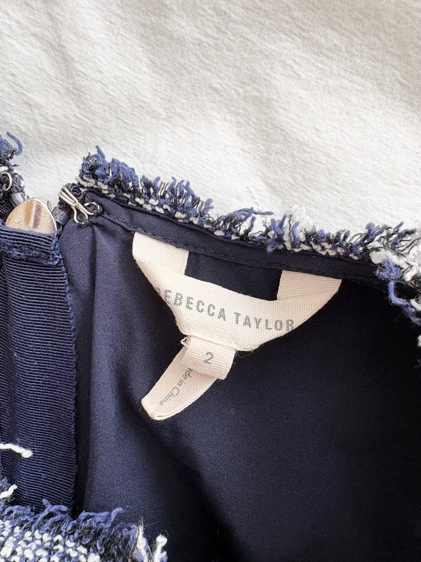 Haut sans manches en tweed Rebecca Taylor XS/S