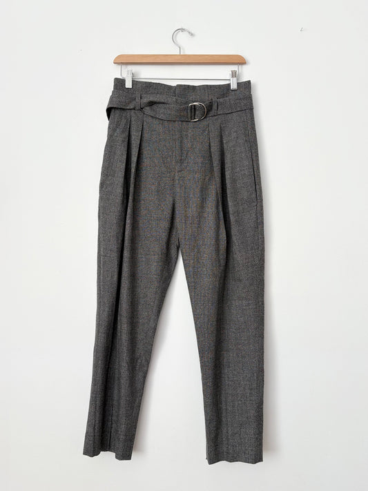 Pantalon court en laine ceinturé IRO Paris, taille S