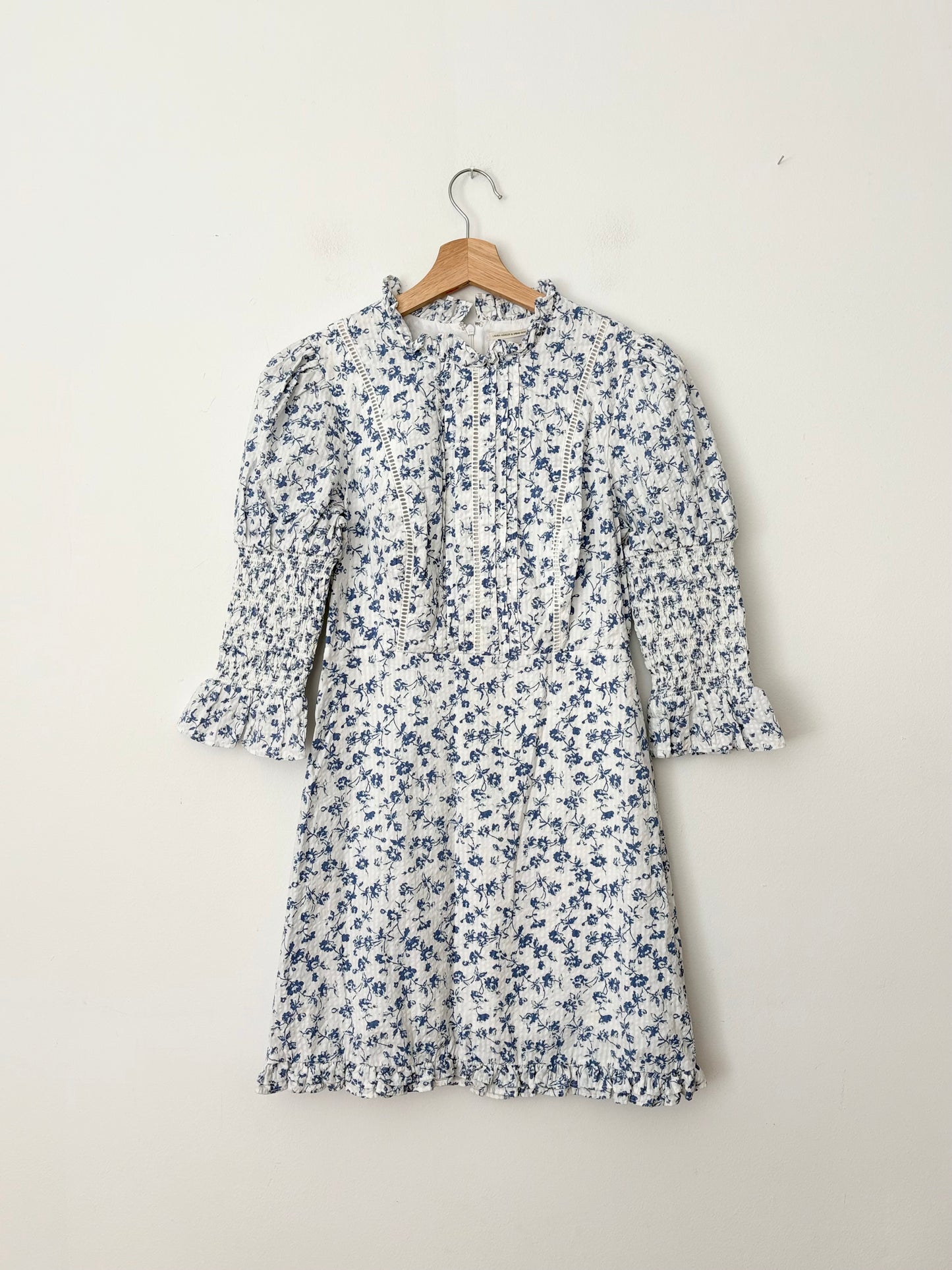 Laura Ashley X UO Maisy mock neck mini dress Small