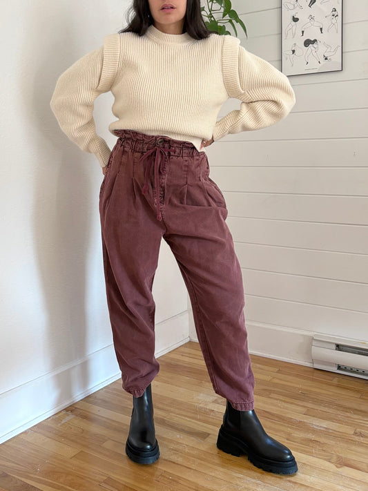 Free People Margate pleated trousers Medium
