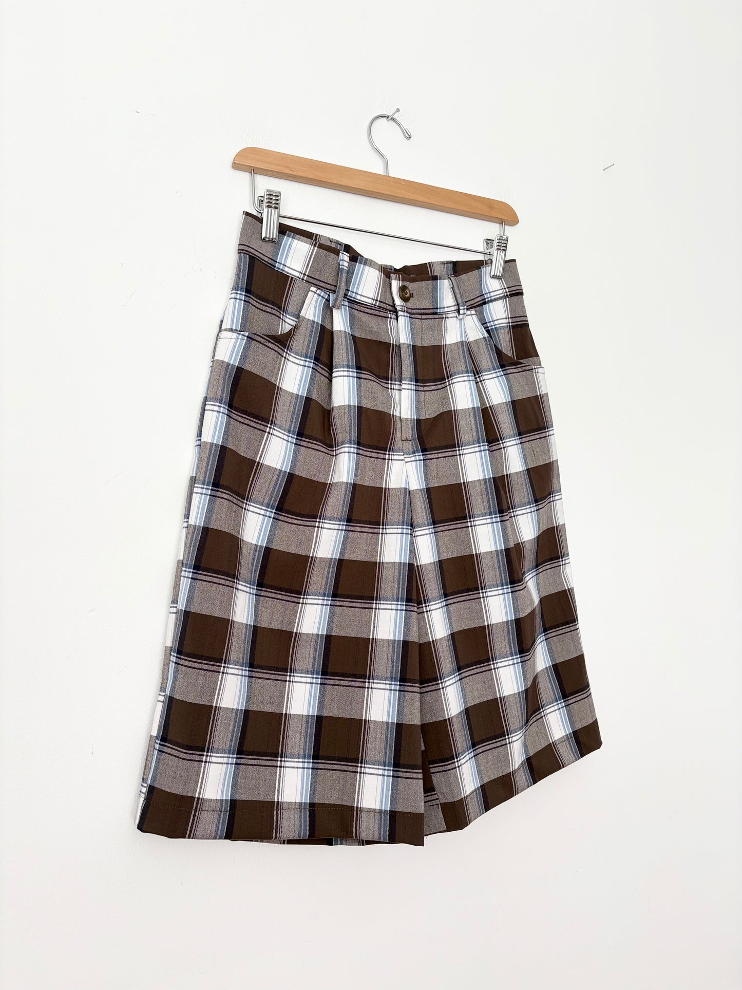 Jorts longs à carreaux Urban Renewal Petite taille