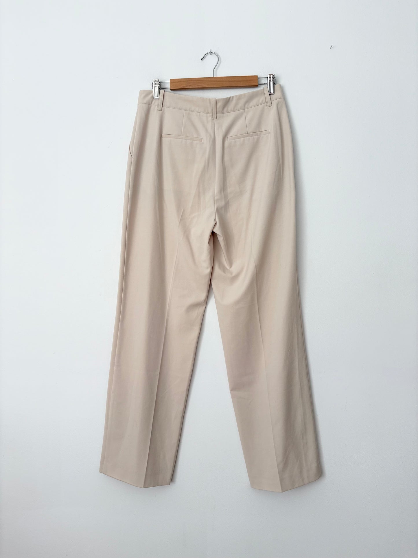 Oak + Fort beige suiting pants Medium