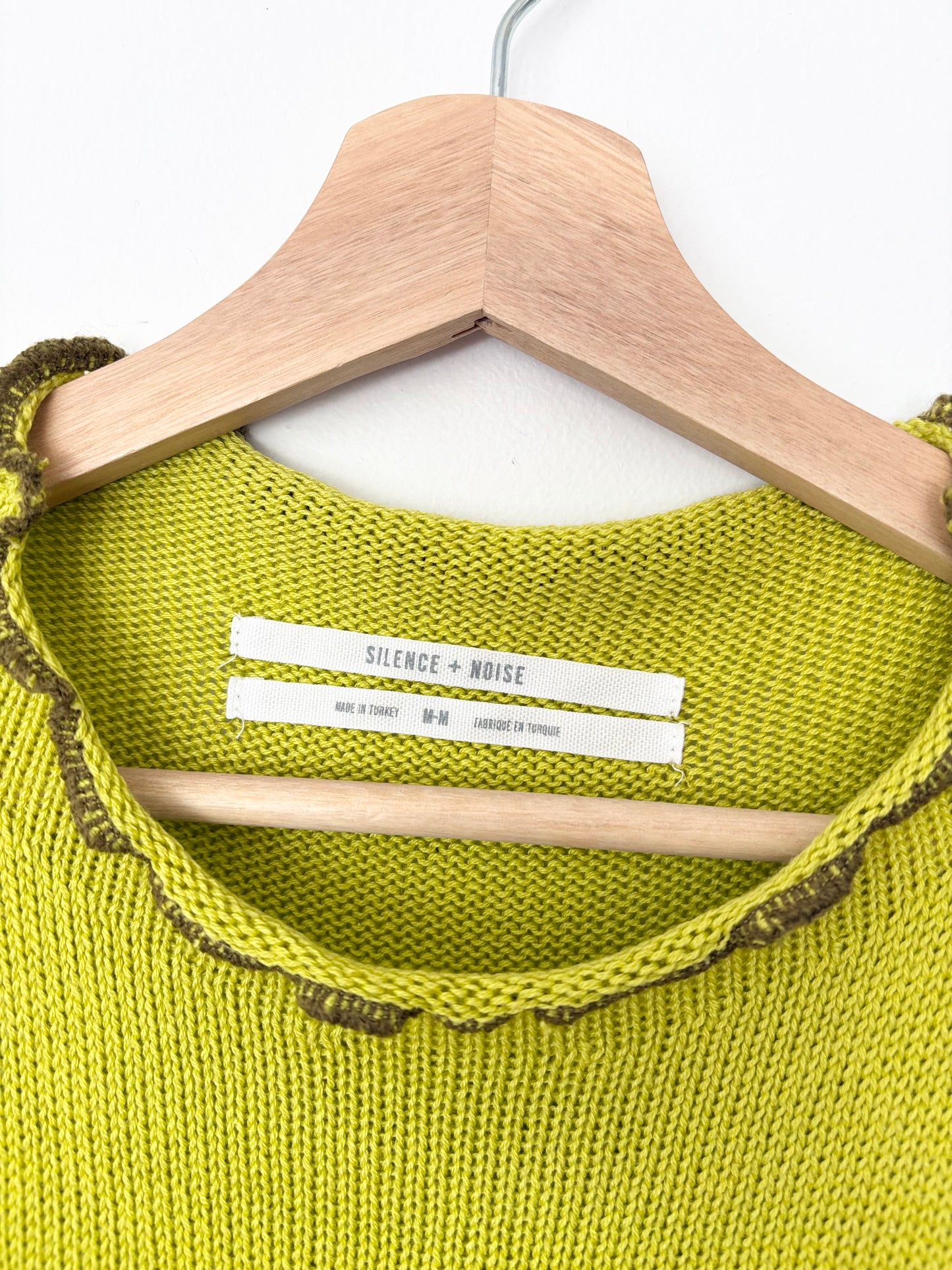 Silence + noise Nina sweater tank Medium