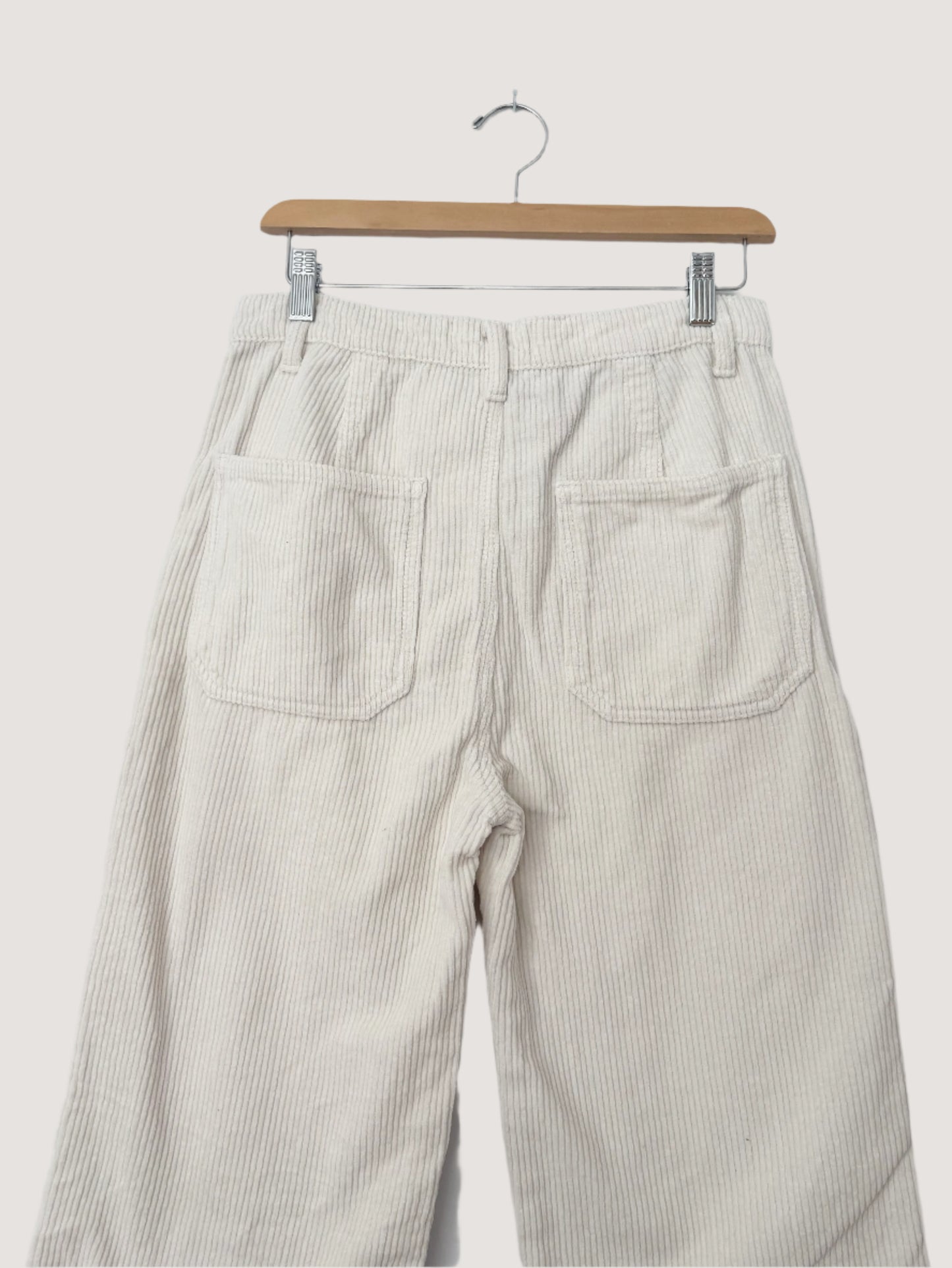 Pantalon large taille haute en velours côtelé Alyssa de Reformation W28/29