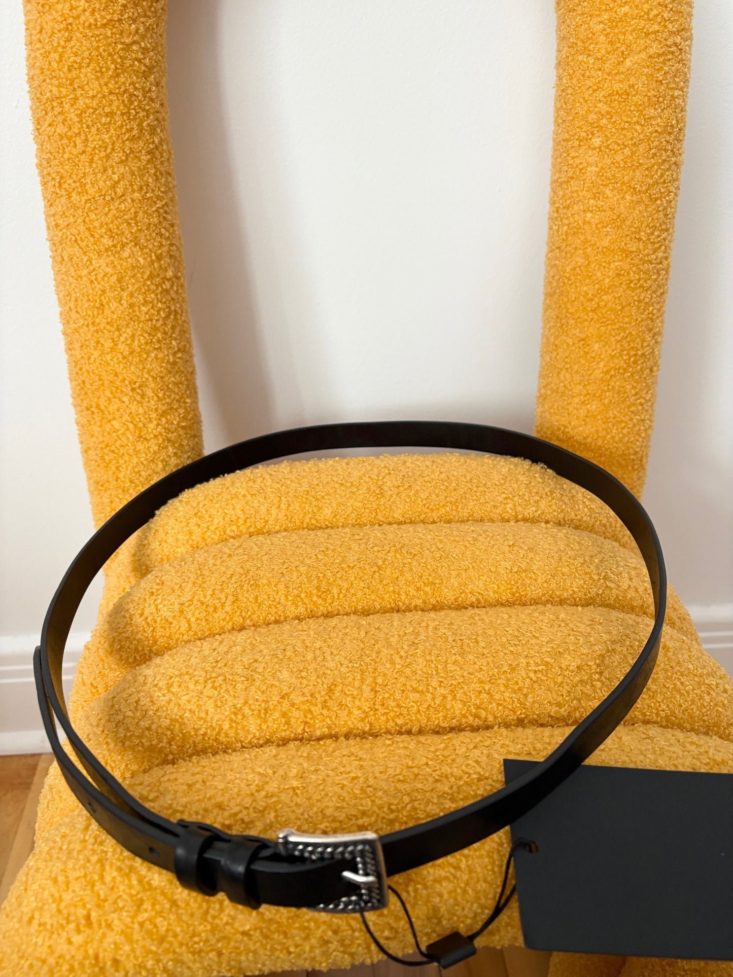 The kooples vintage effect leather belt M-XL