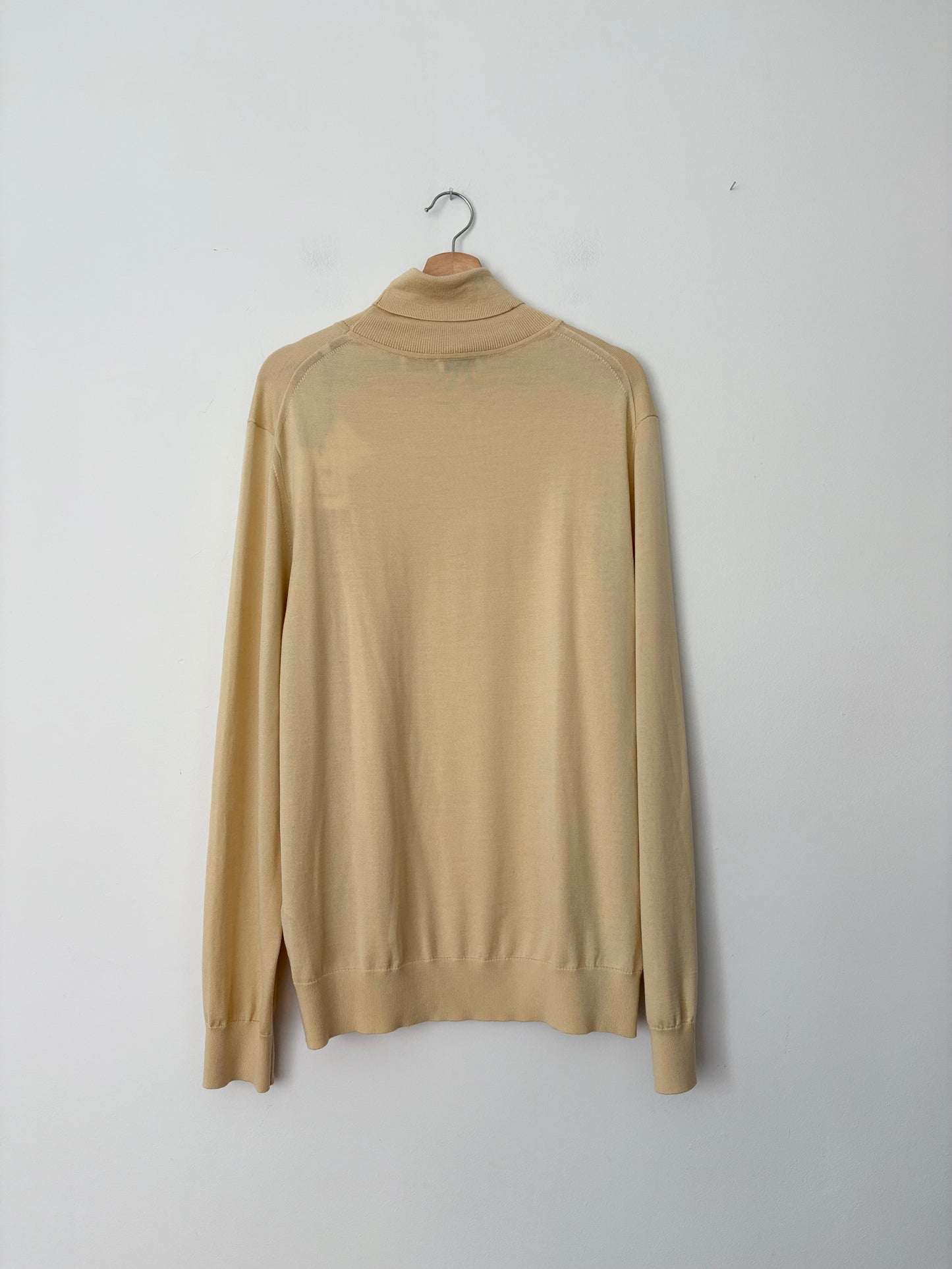 Pull en laine à col roulé Sandro, taille 2XL