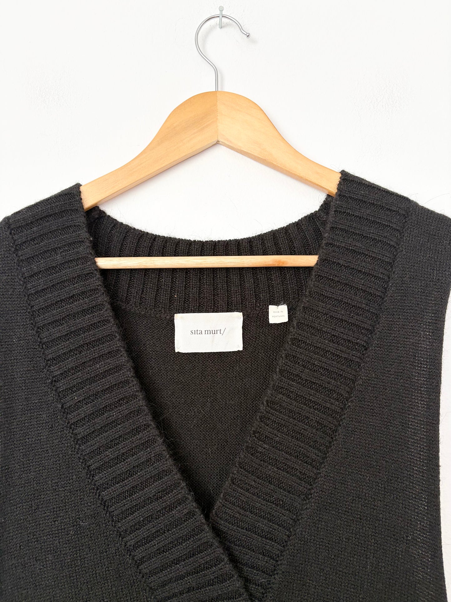 Robe tablier Sita Murt en laine mélangée, taille moyenne