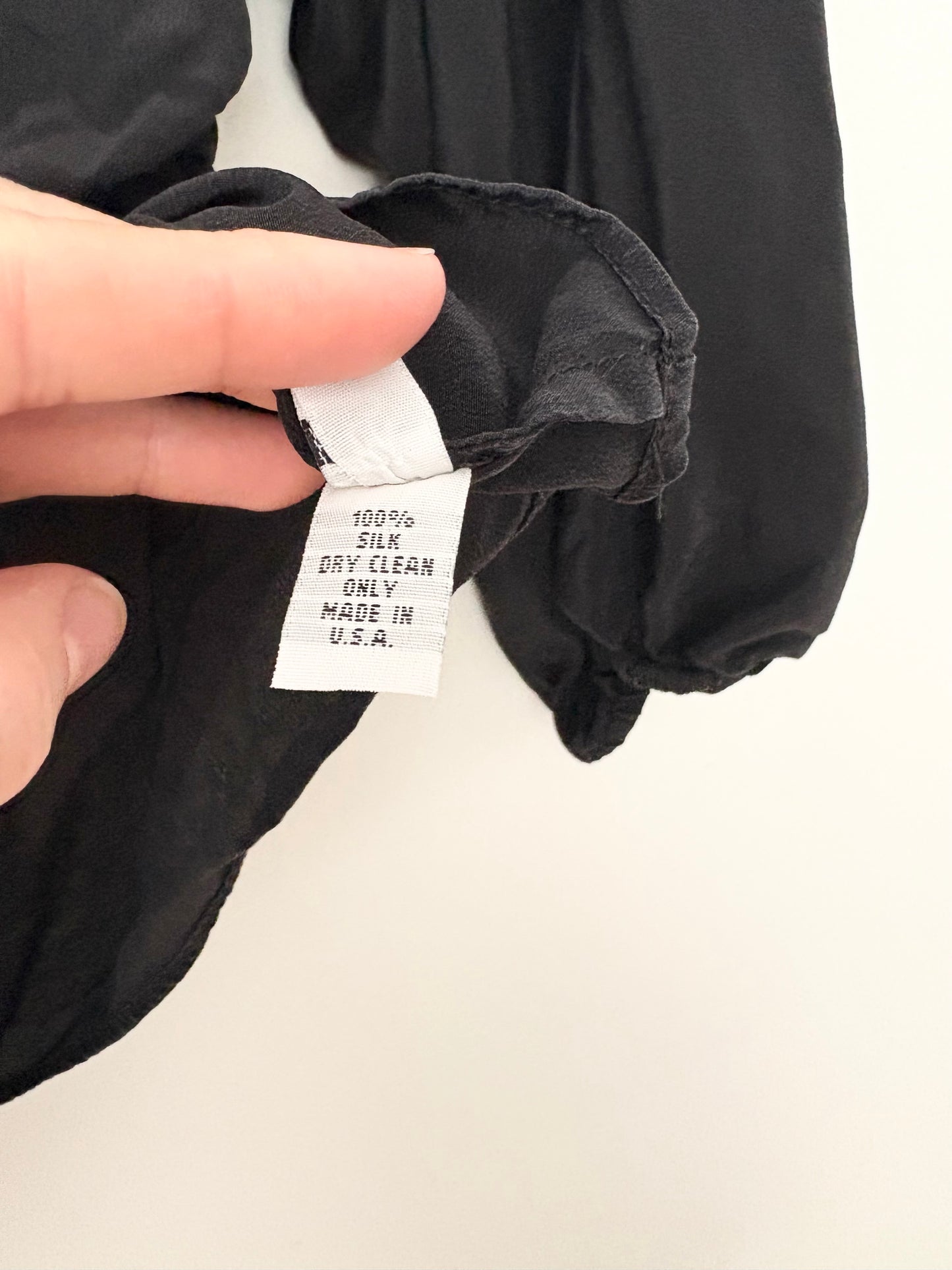 Chemisier en soie Aaron Ashe, taille S