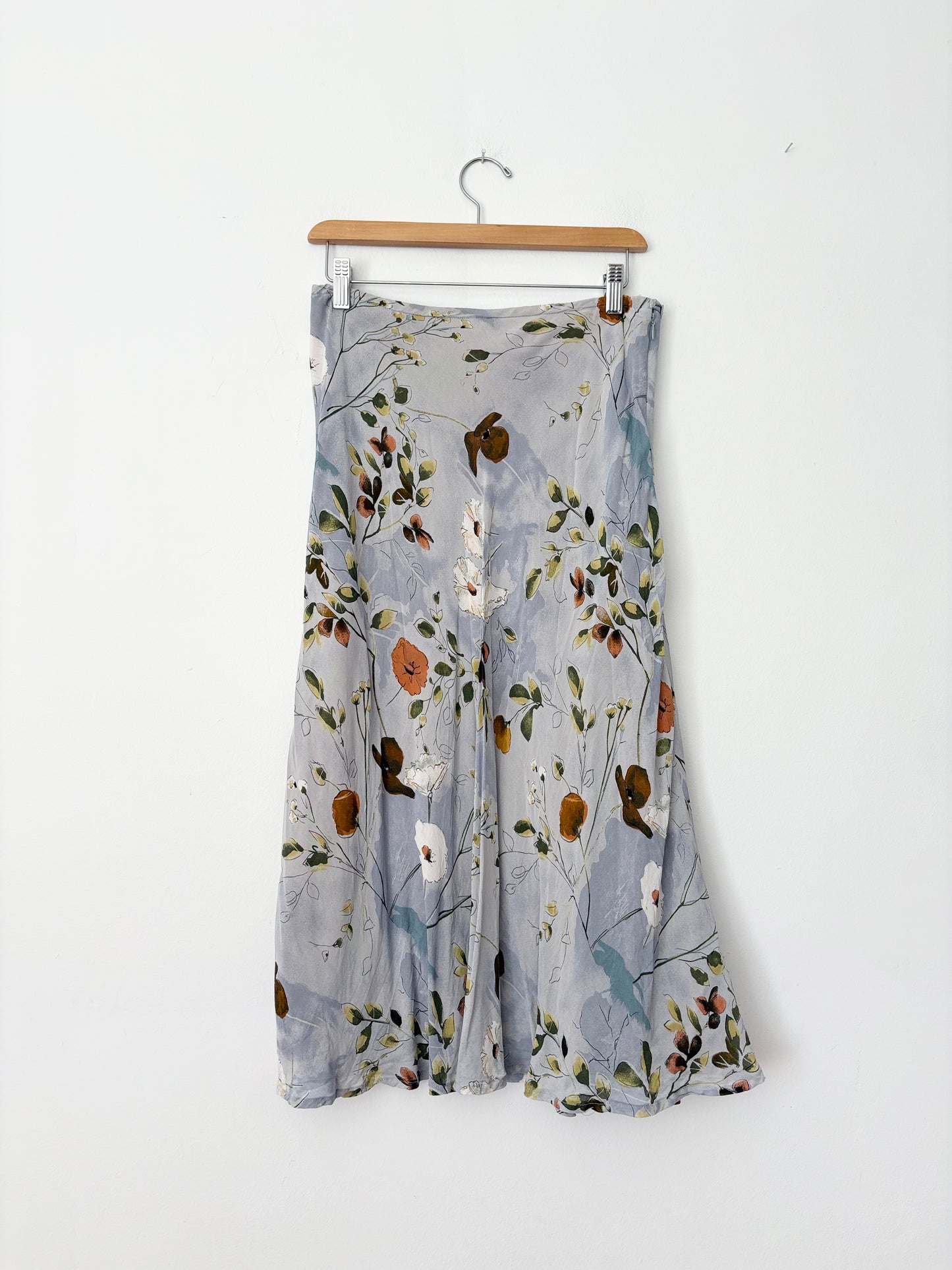 Jupe midi fluide fleurie vintage Taille M