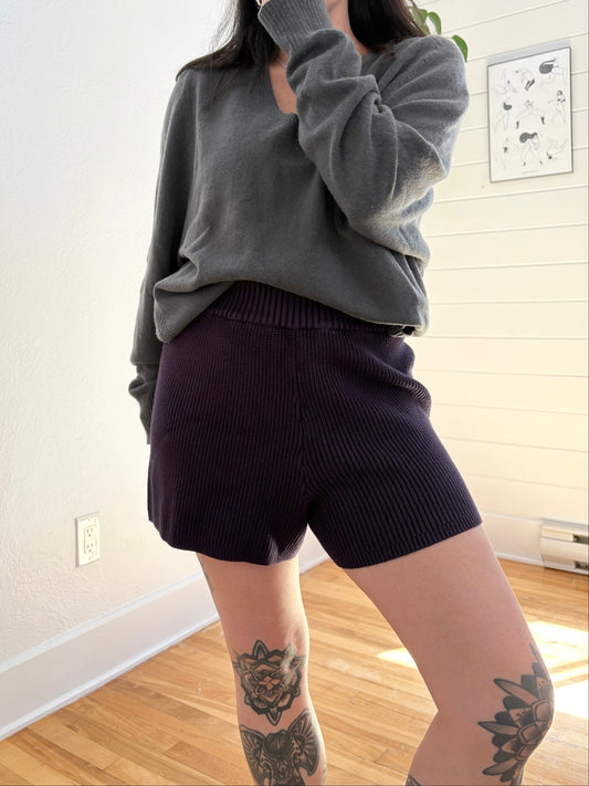 IVL Collective high rise sweater shorts Medium