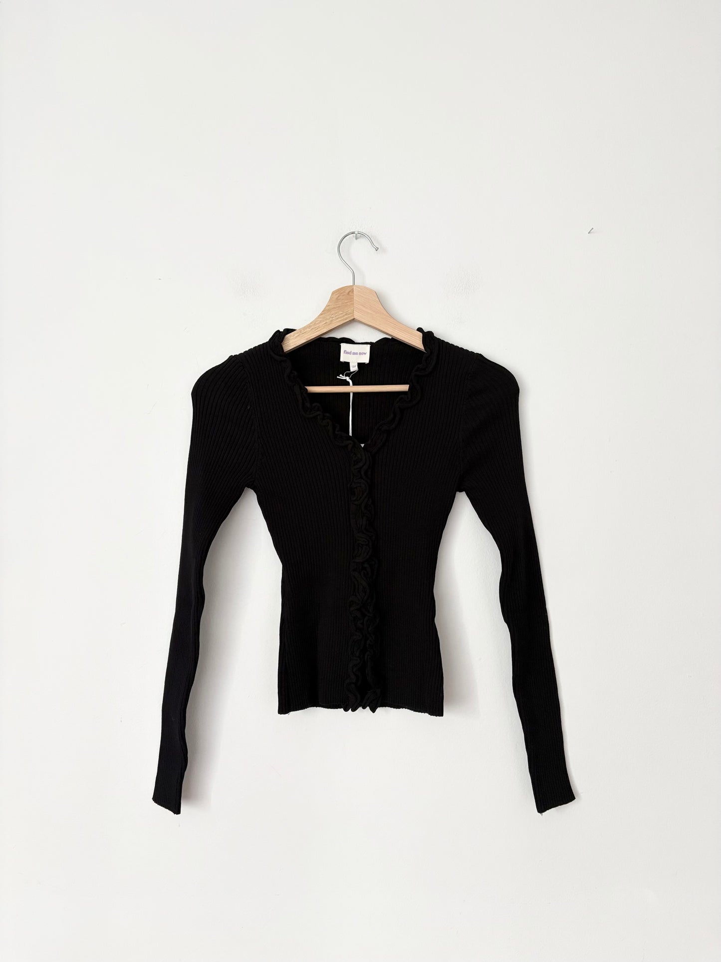 Cardigan en maille à volants Charlie Find me now taille S/M
