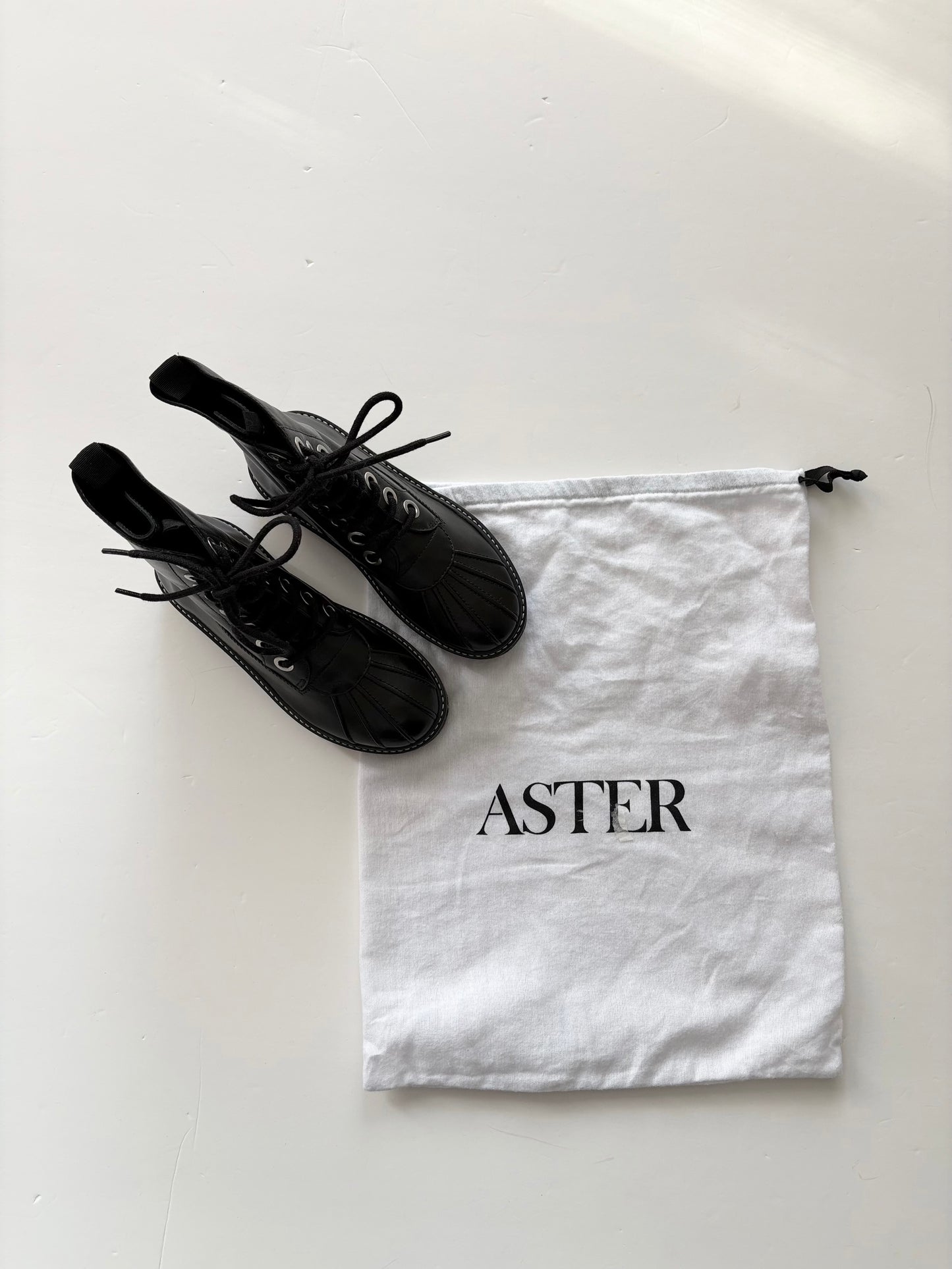 Bottes de combat noires Aster, taille US5