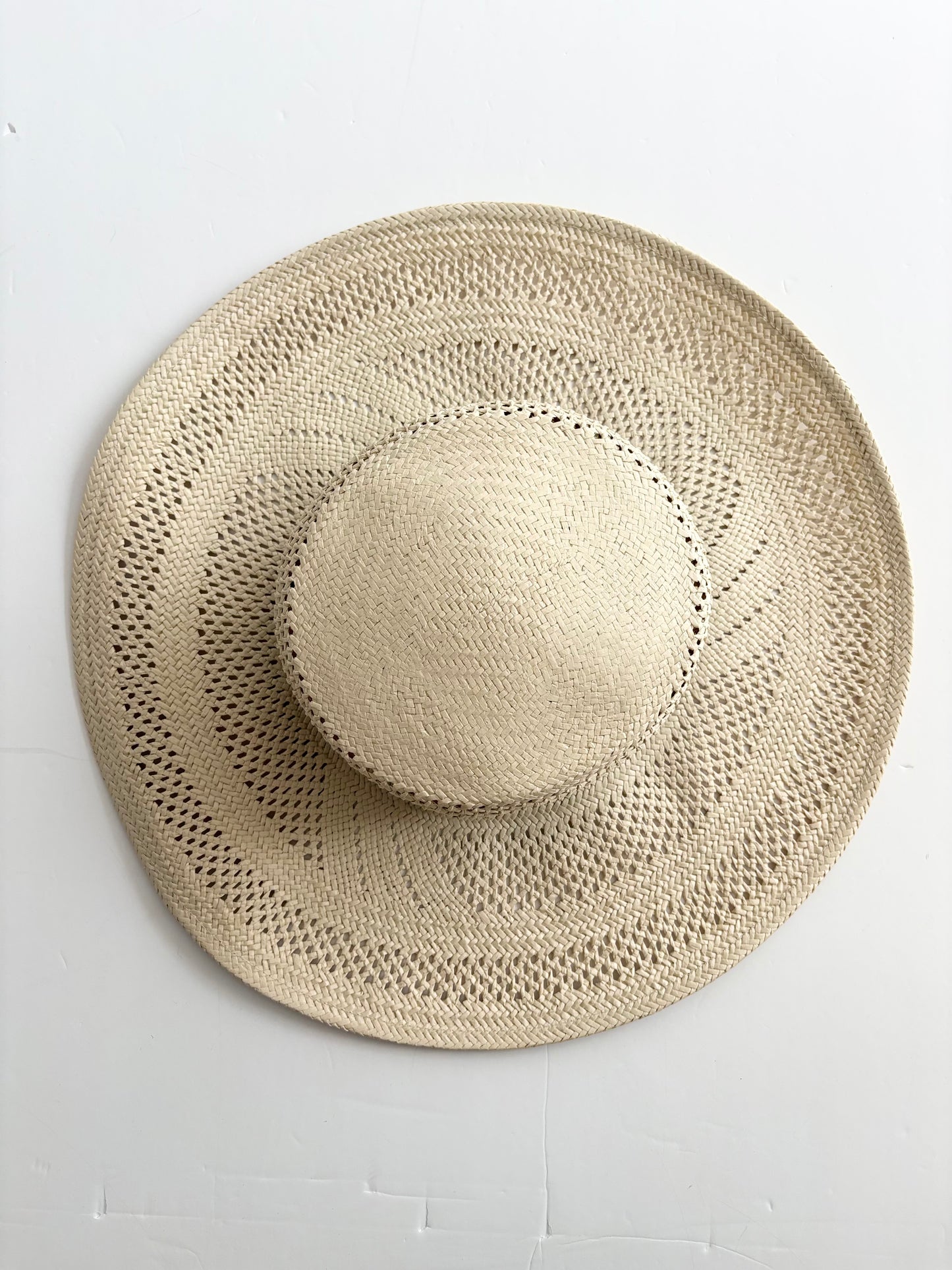 J.Crew wide brim boater hat