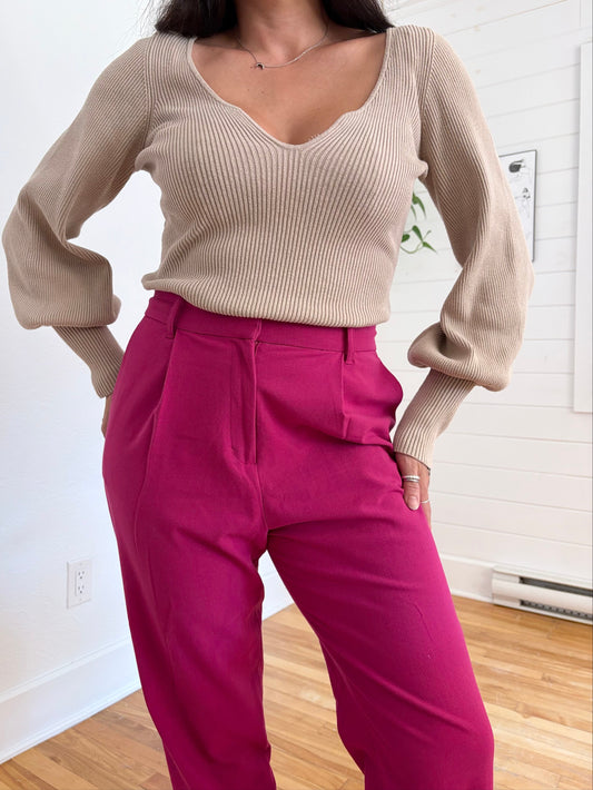 L'academie Toussaint ribbed sweater Medium