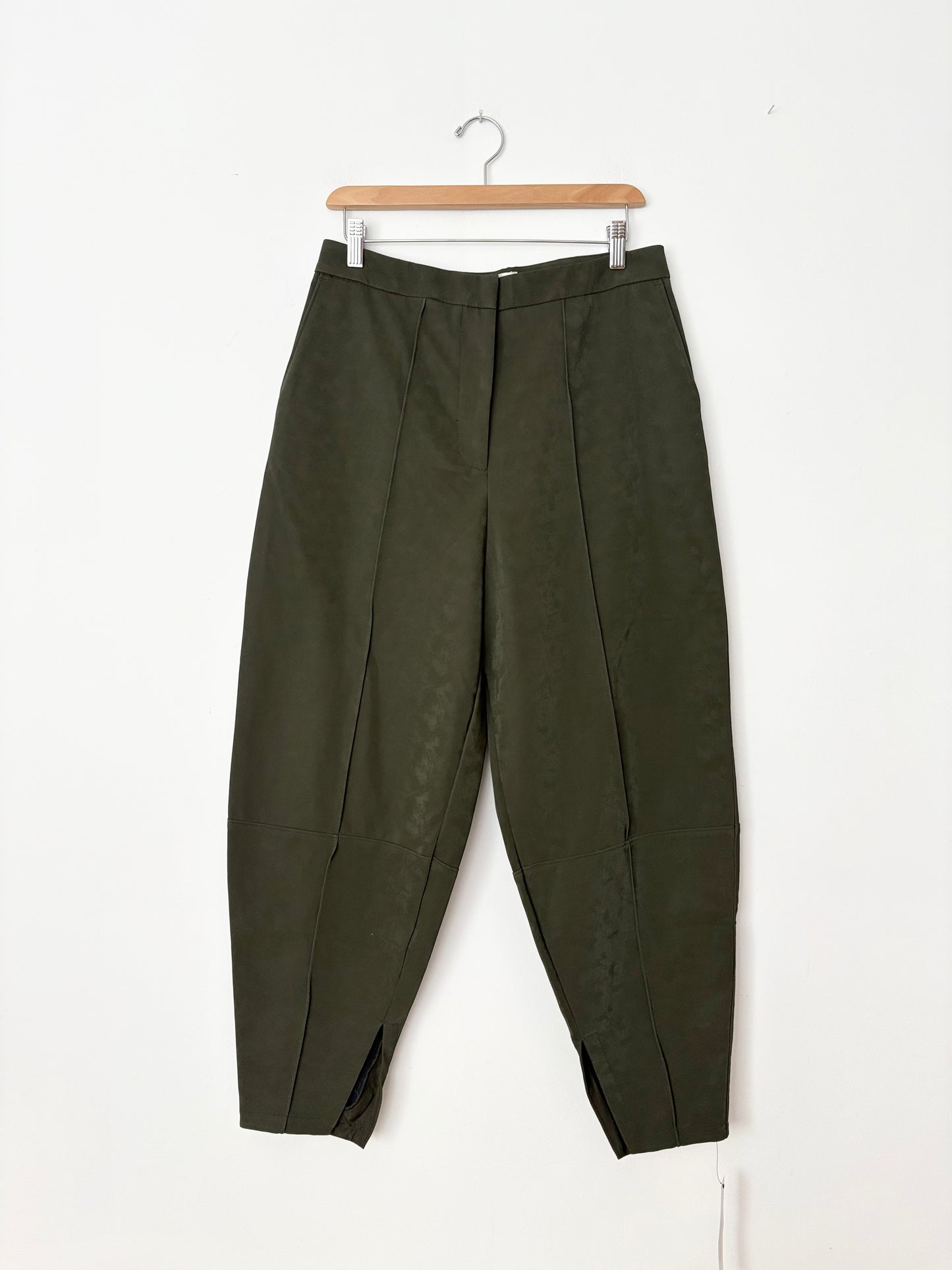 Ronny Kobo Kimara faux suede balloon pants Medium