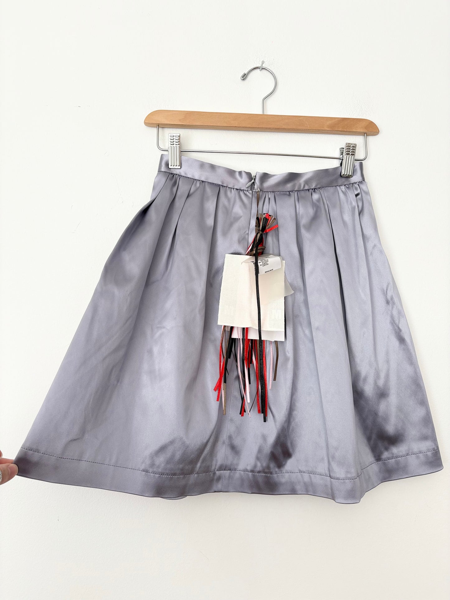 MSGM Metallic gonna mini skirt XS