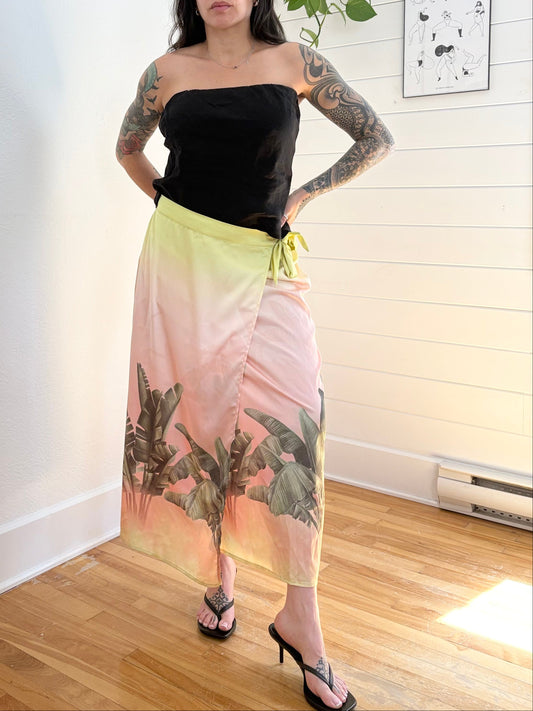 Rachel Zoe wrap skirt Large