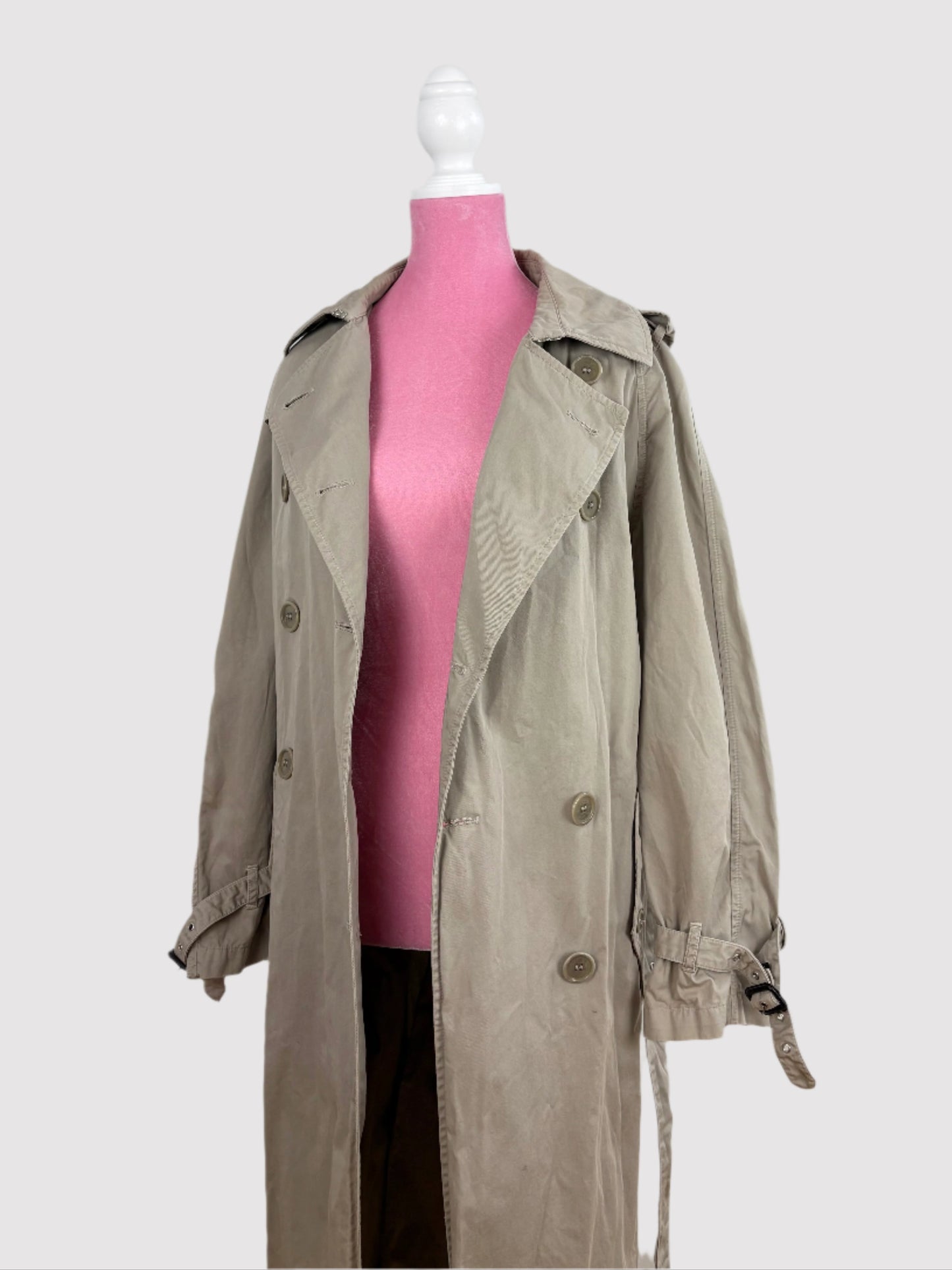 Trench-coat croisé ceinturé Aspesi Medium