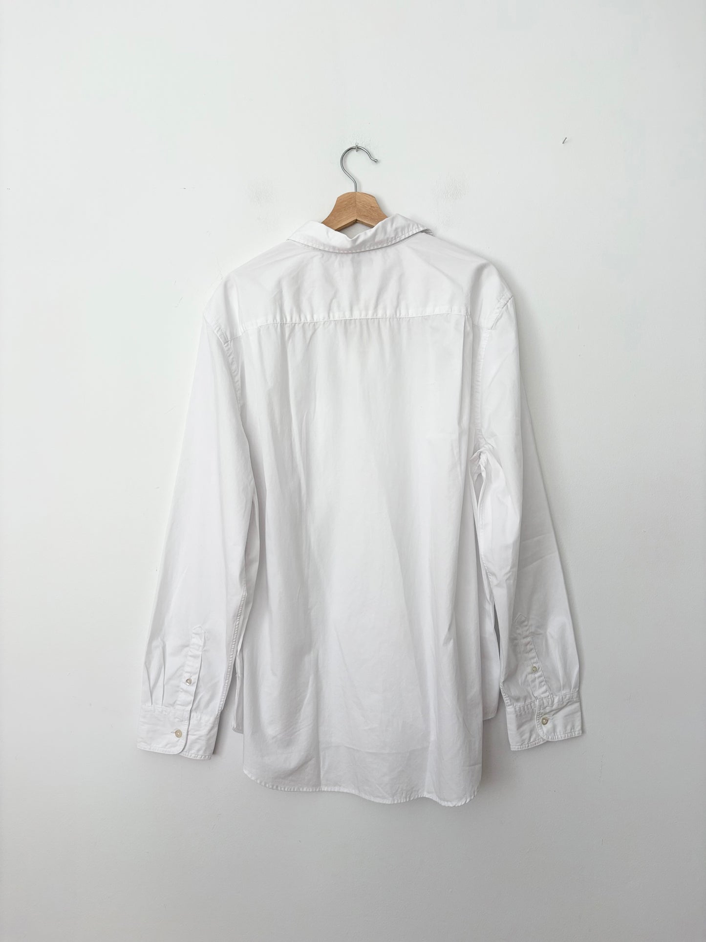 Madewell cotton poplin button up shirt XL