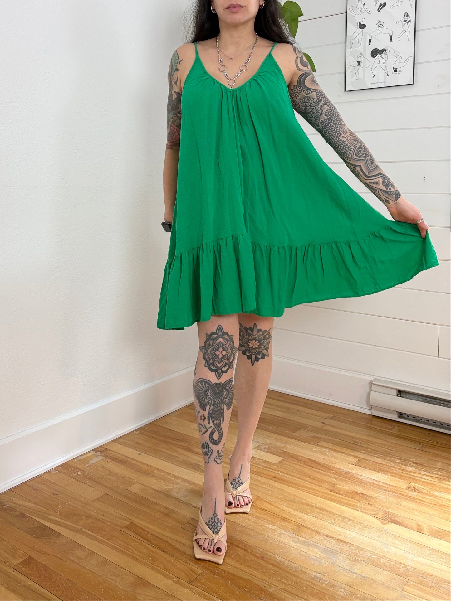 9 seed St tropex ruffle mini dress S-L