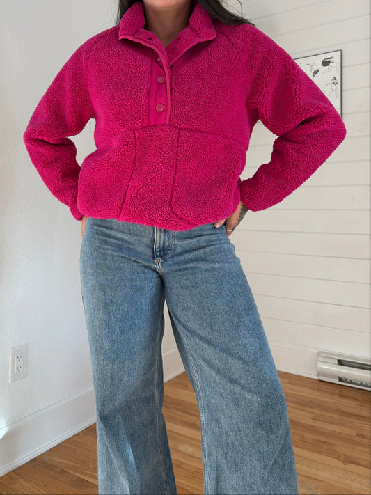 Lou & Grey cozy up sherpa jacket Small