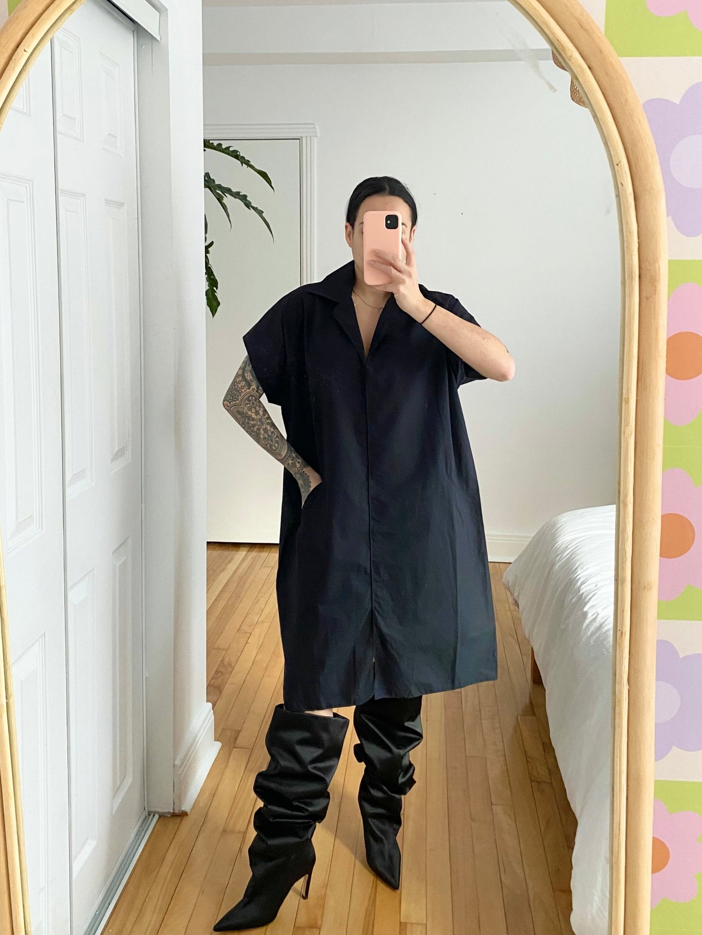 Shamask oversized shirt dress Large