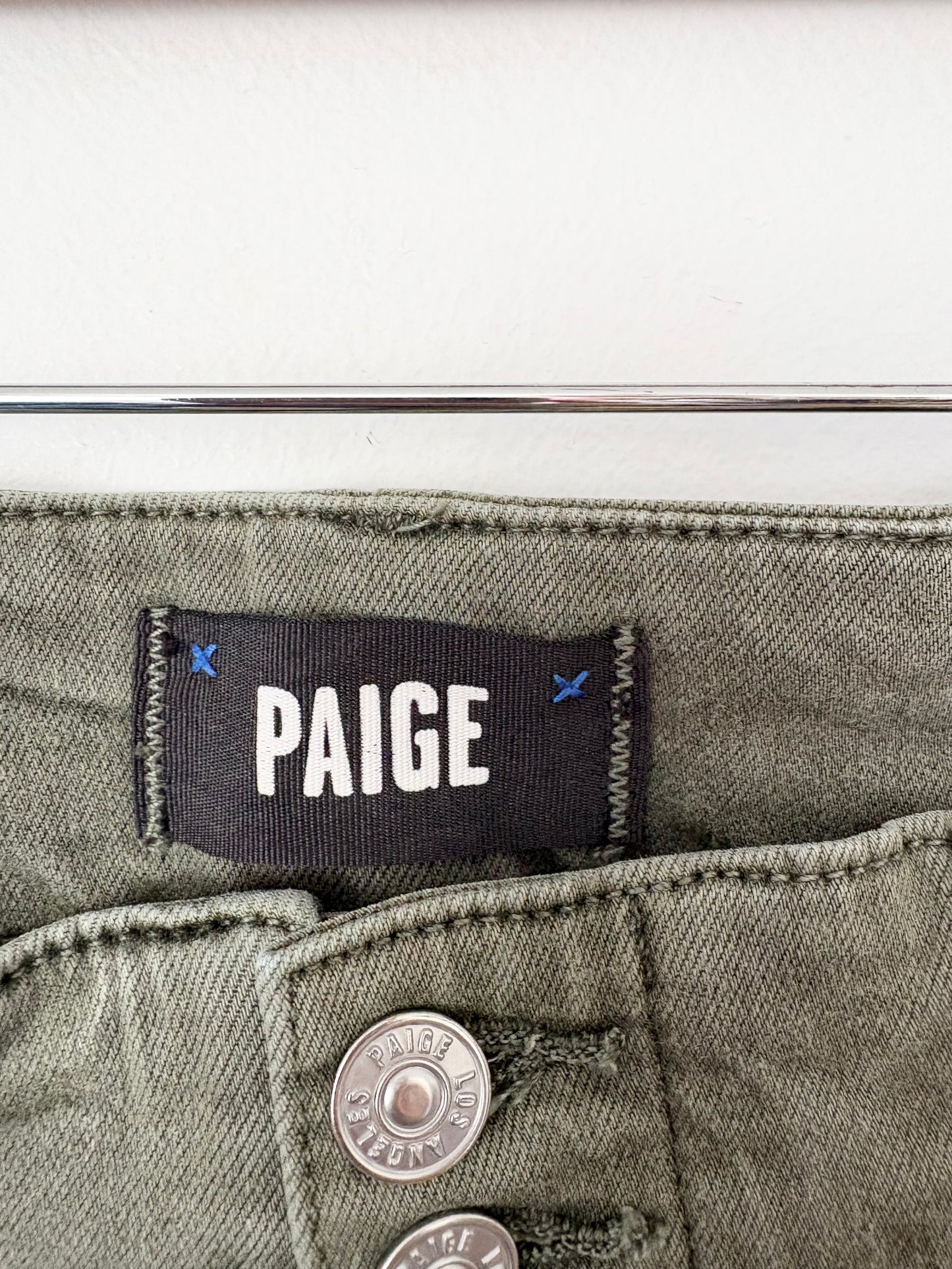 PAIGE Brooklyn seamed wide leg jeans W28/29