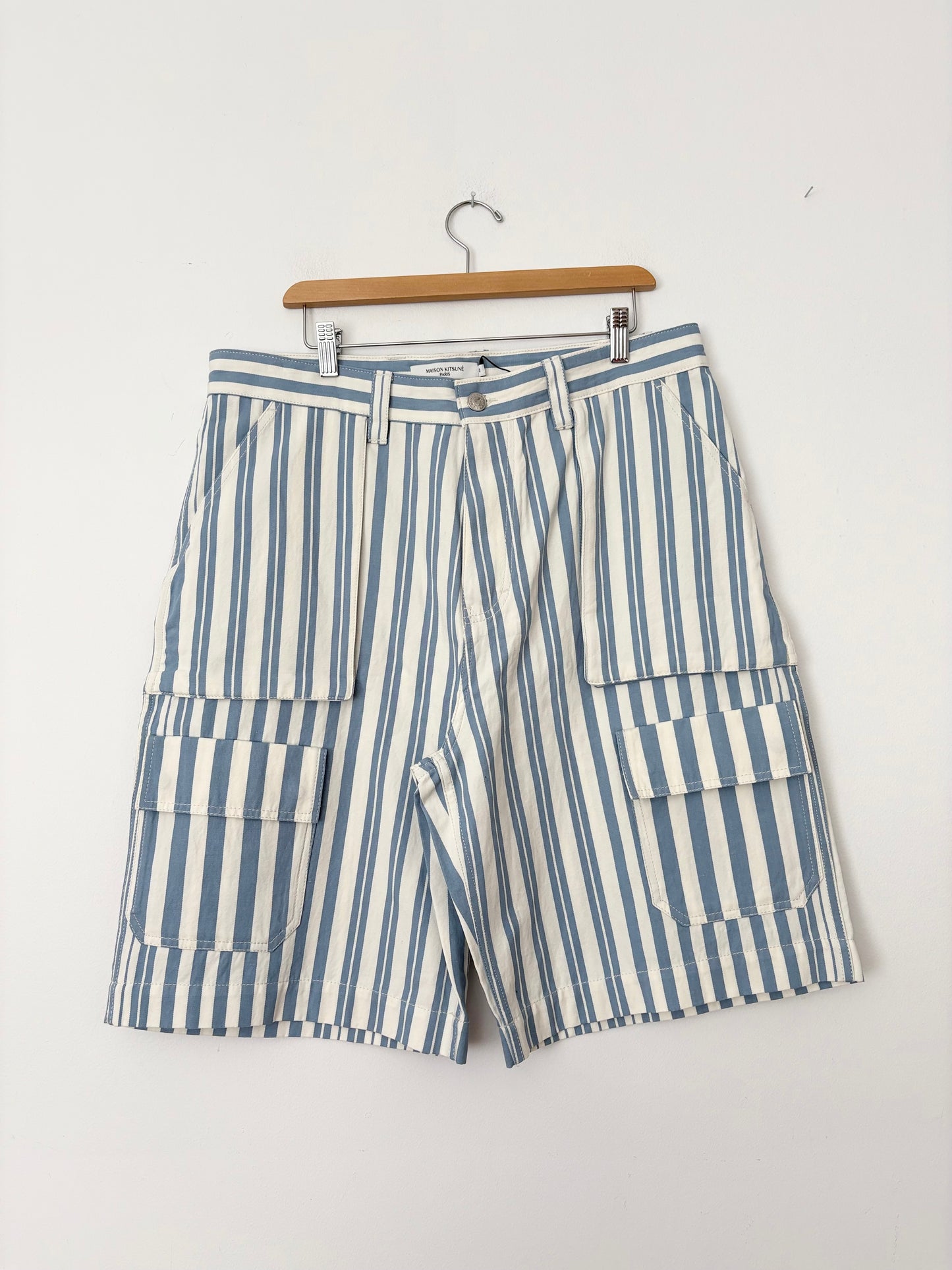 Maison Kitsuné stripe outdoor bermuda 2XL