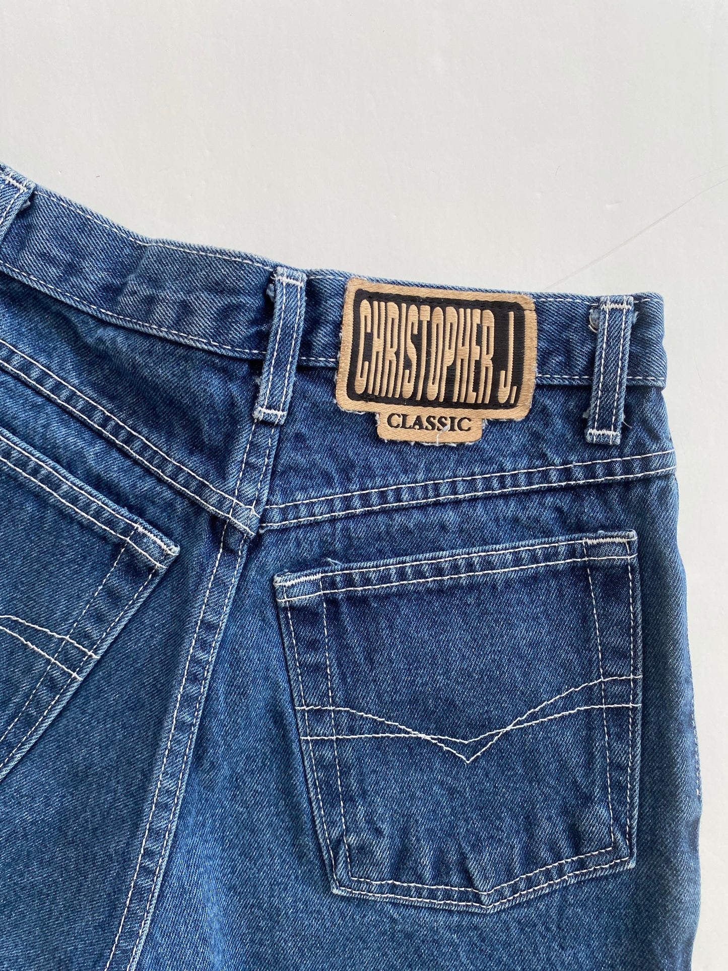 Vintage high waist denim shorts W25
