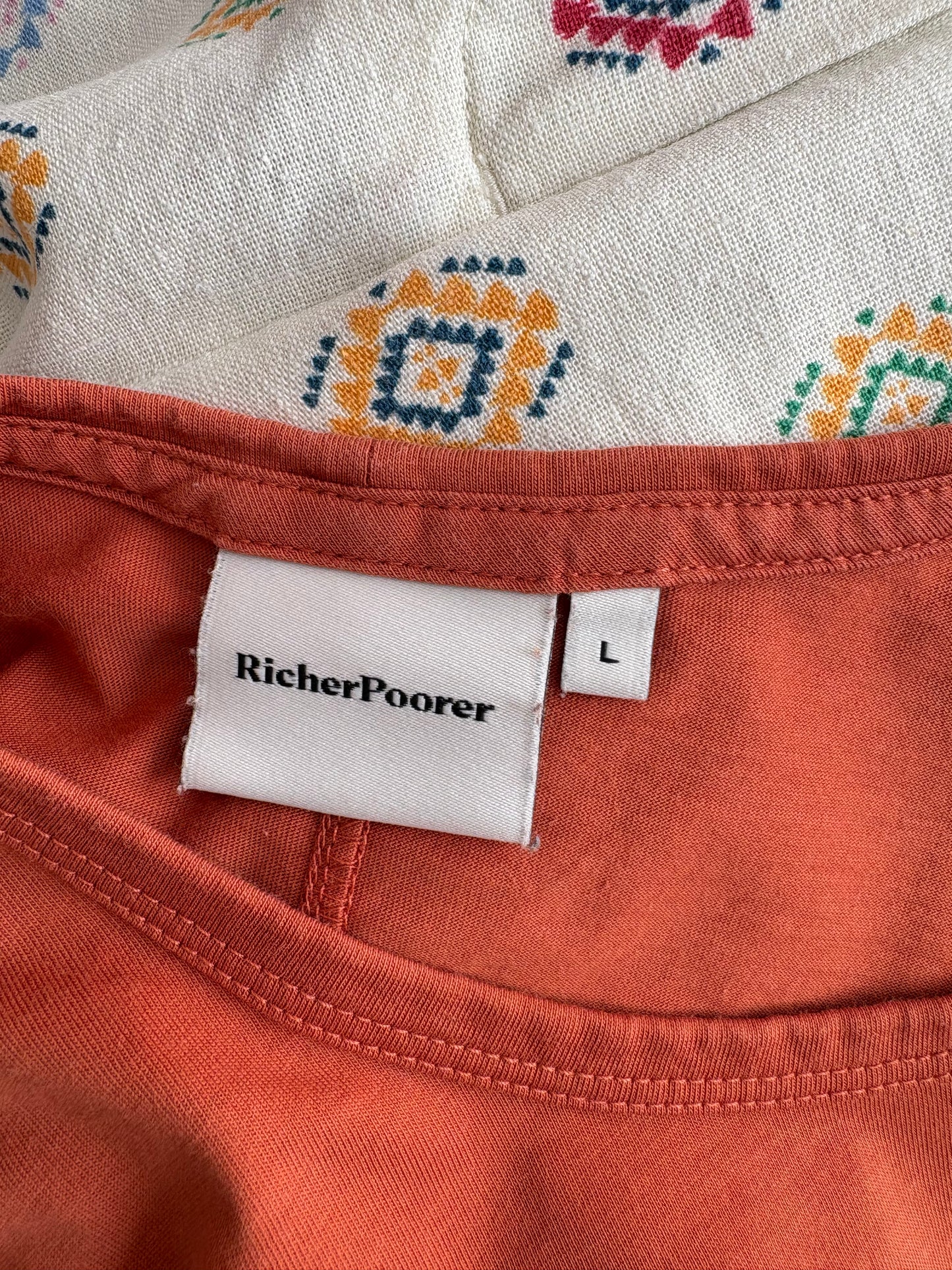 Richer Poorer relaxed short sleeve tee Large