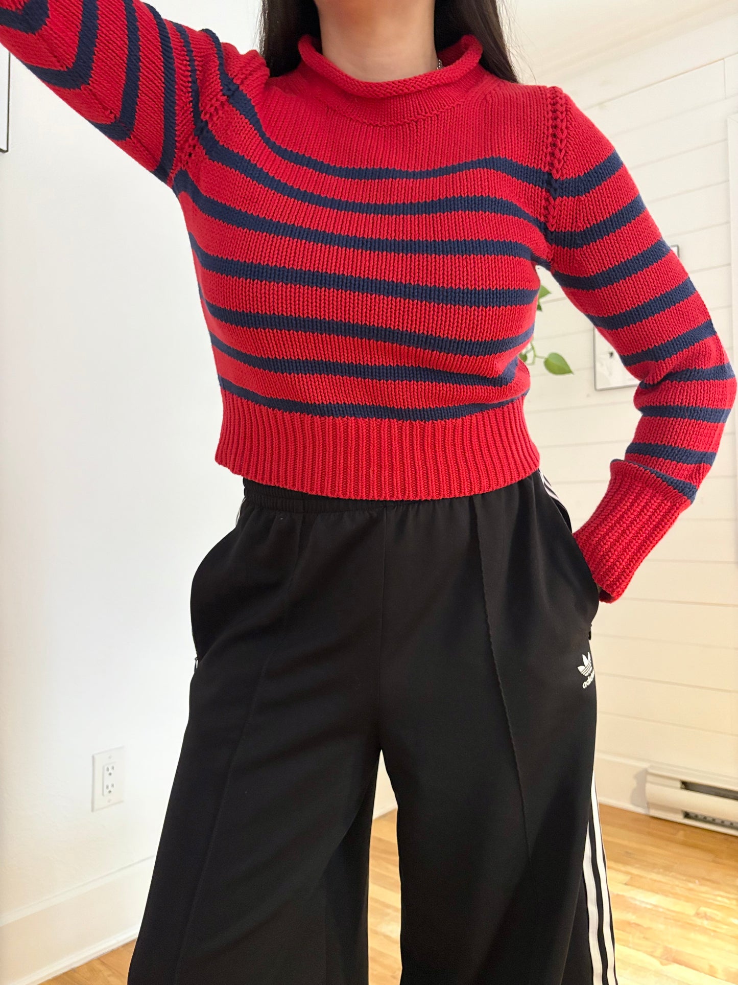 J.crew Heritage cotton rollneck sweater Small