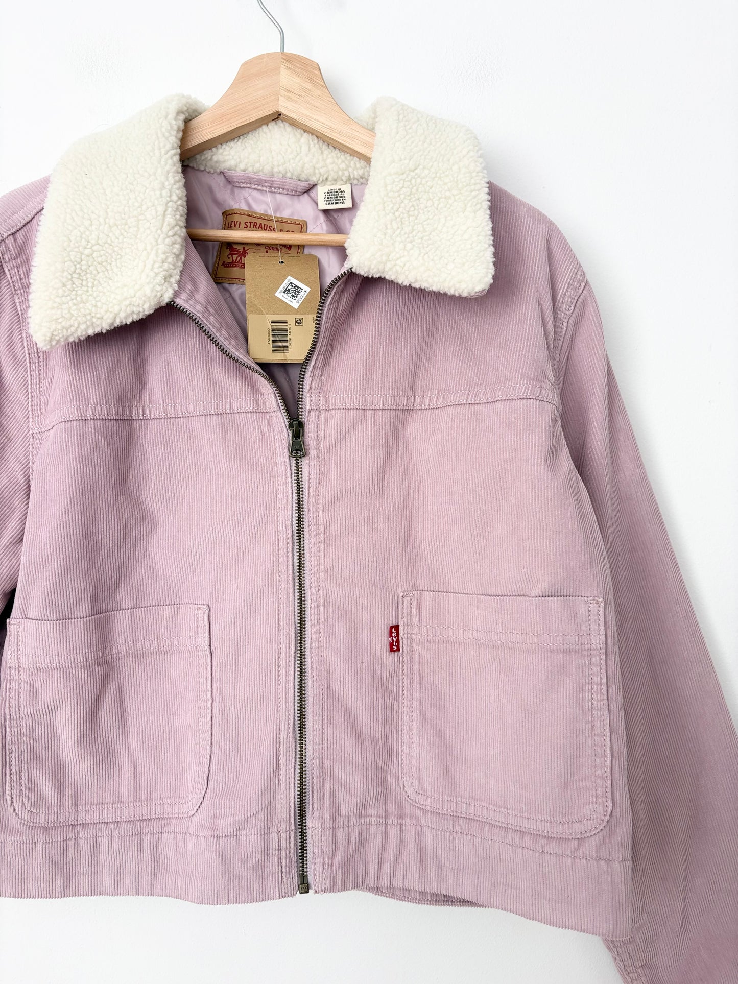 Veste trucker rétro Levi's en sherpa, taille L/XL