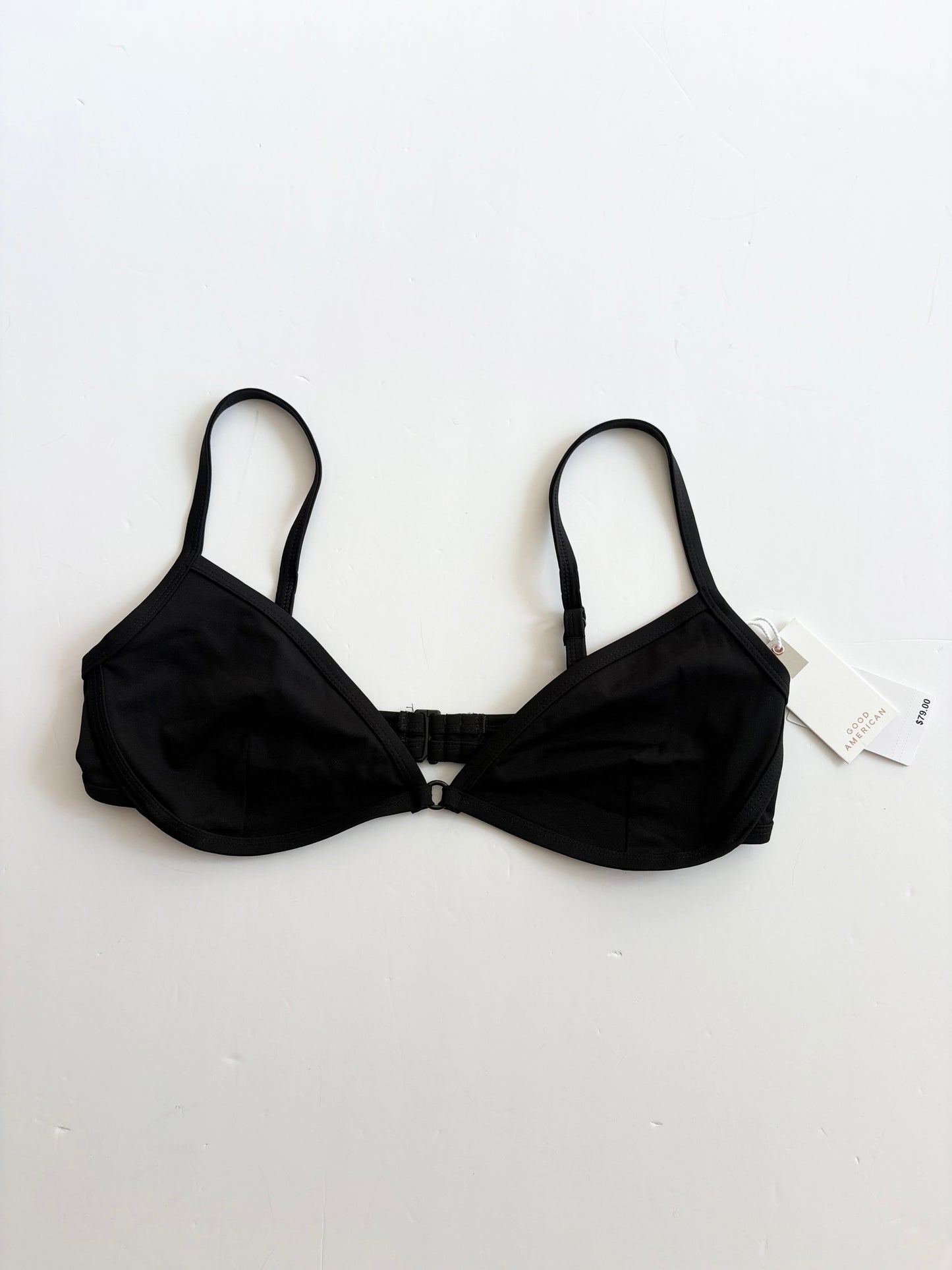 Haut de bikini triangle américain noir L/XL