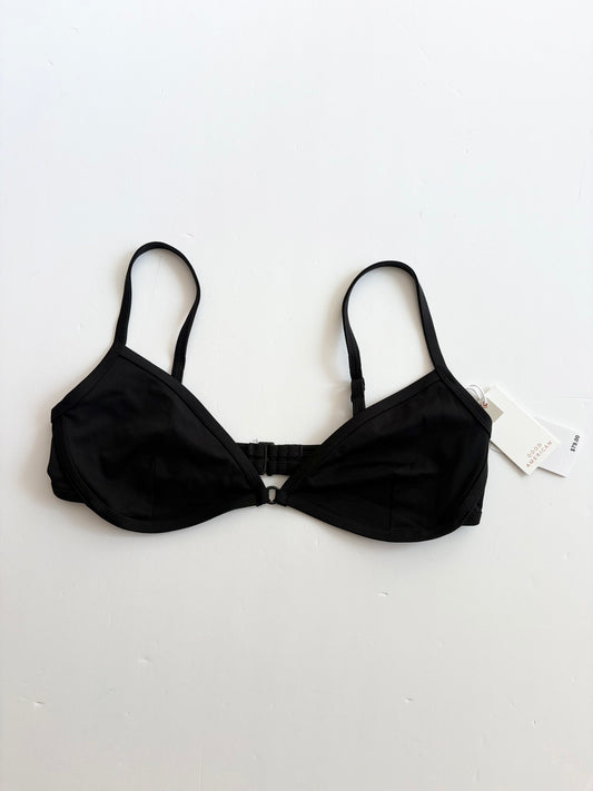 Good american black triangle bikini top L/XL